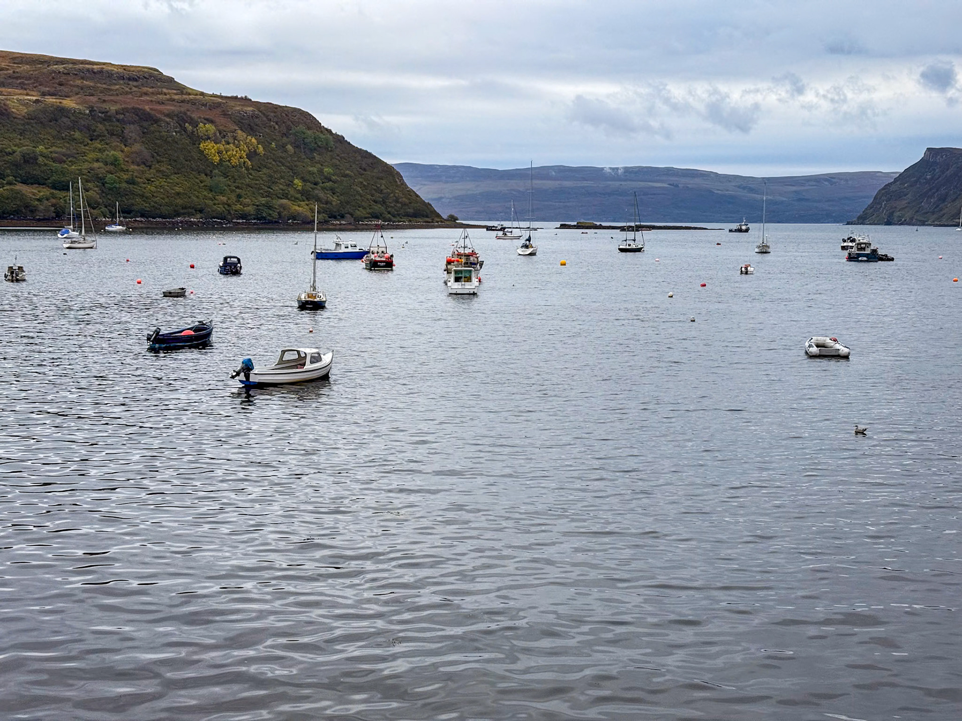 Loch Portree on Isle of Skye