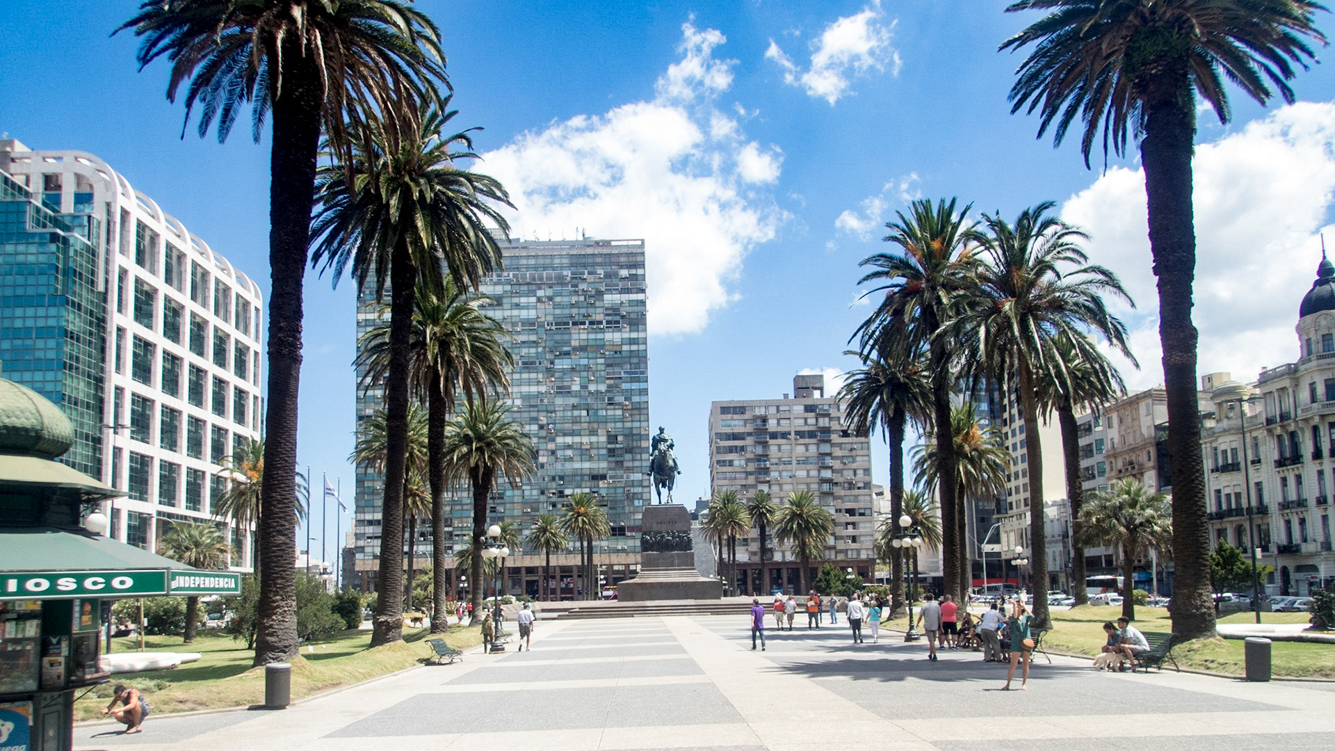 Independence Plaza in Montevideo