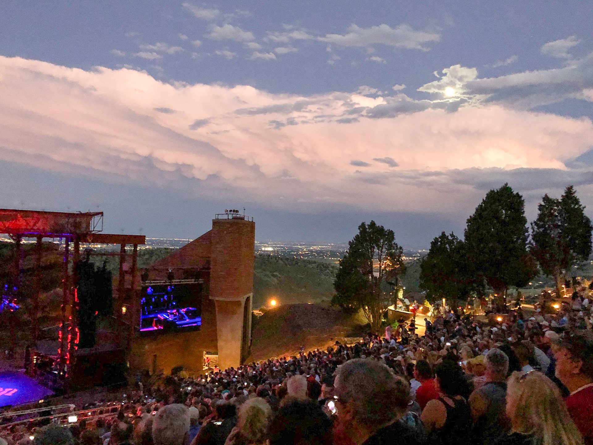 Joe Bonamassa concert at Red Rocks Ampitheather