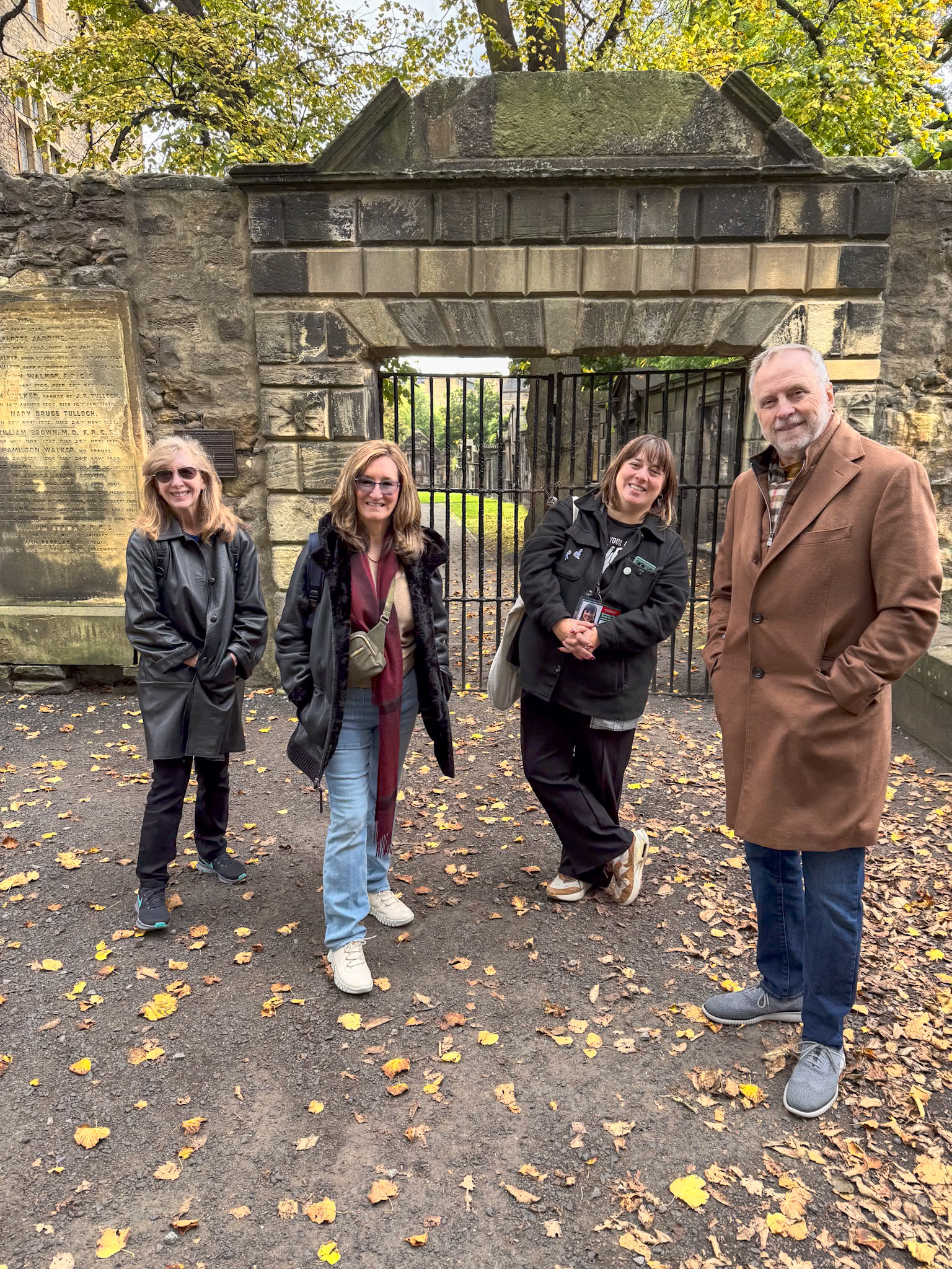 Greyfriars Cemetery behind the University