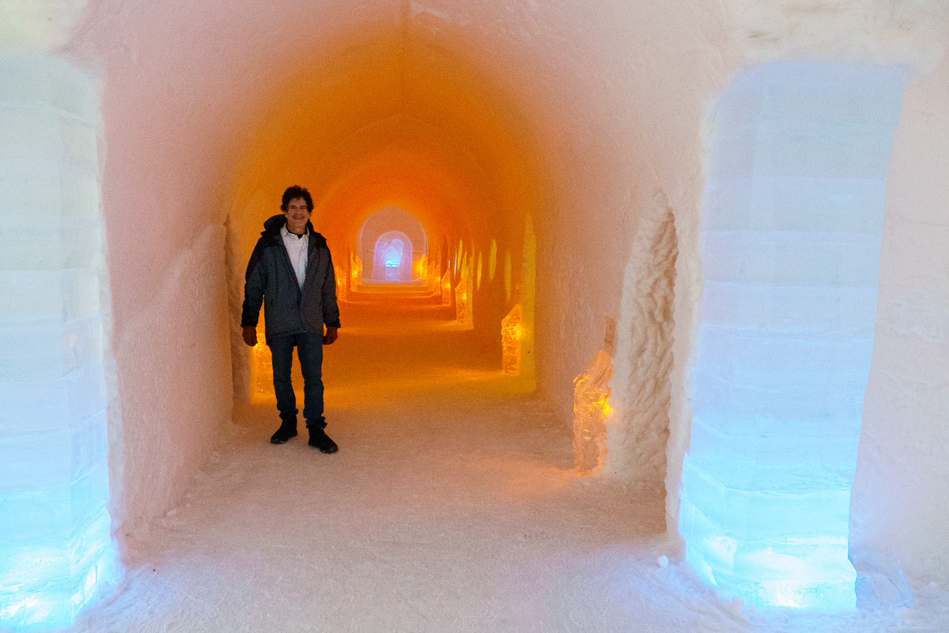 Hallway to the guest rooms