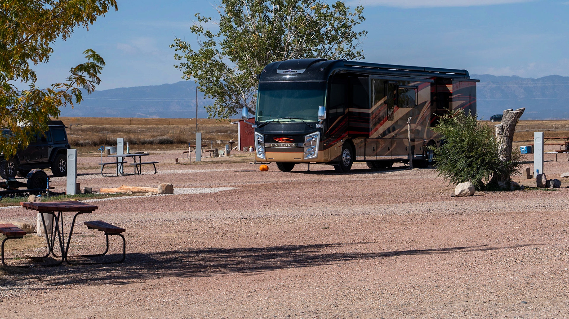 Our site at Haggard's campground
