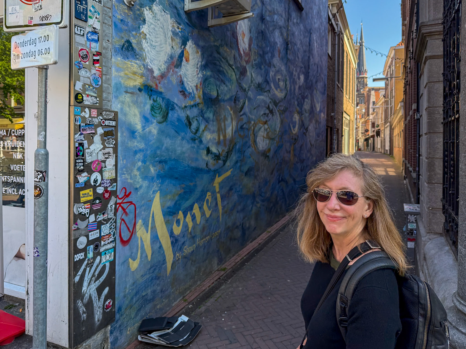 Street art and alleys in Delft