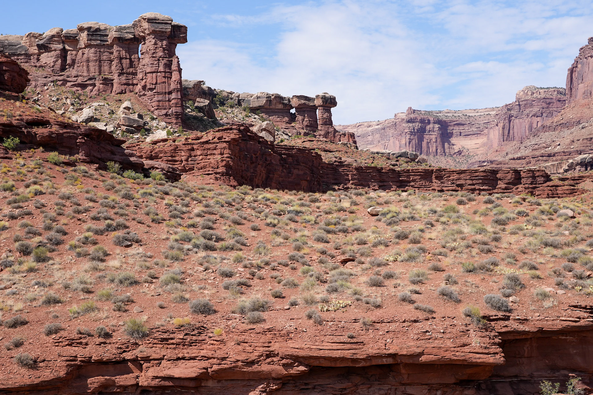 Hoodoos along the trail
