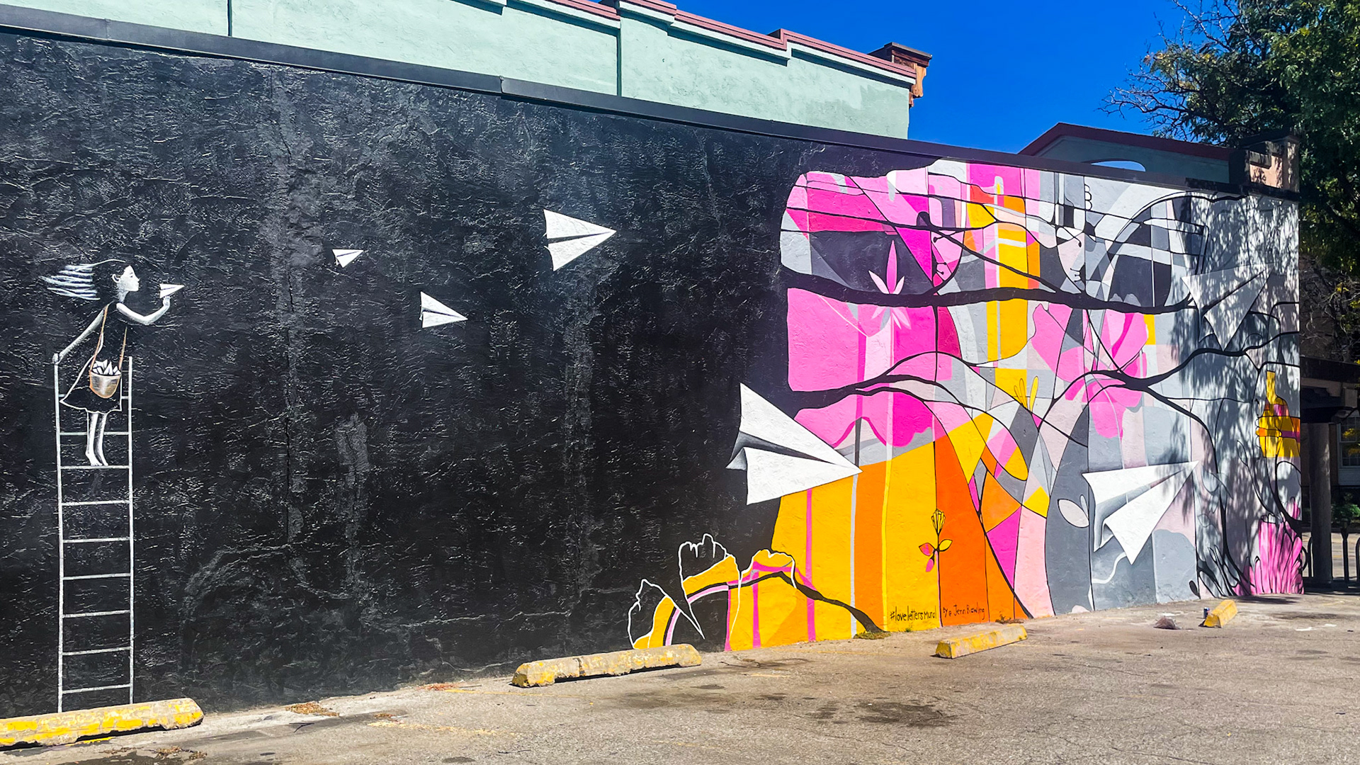 Sending Love Letters mural