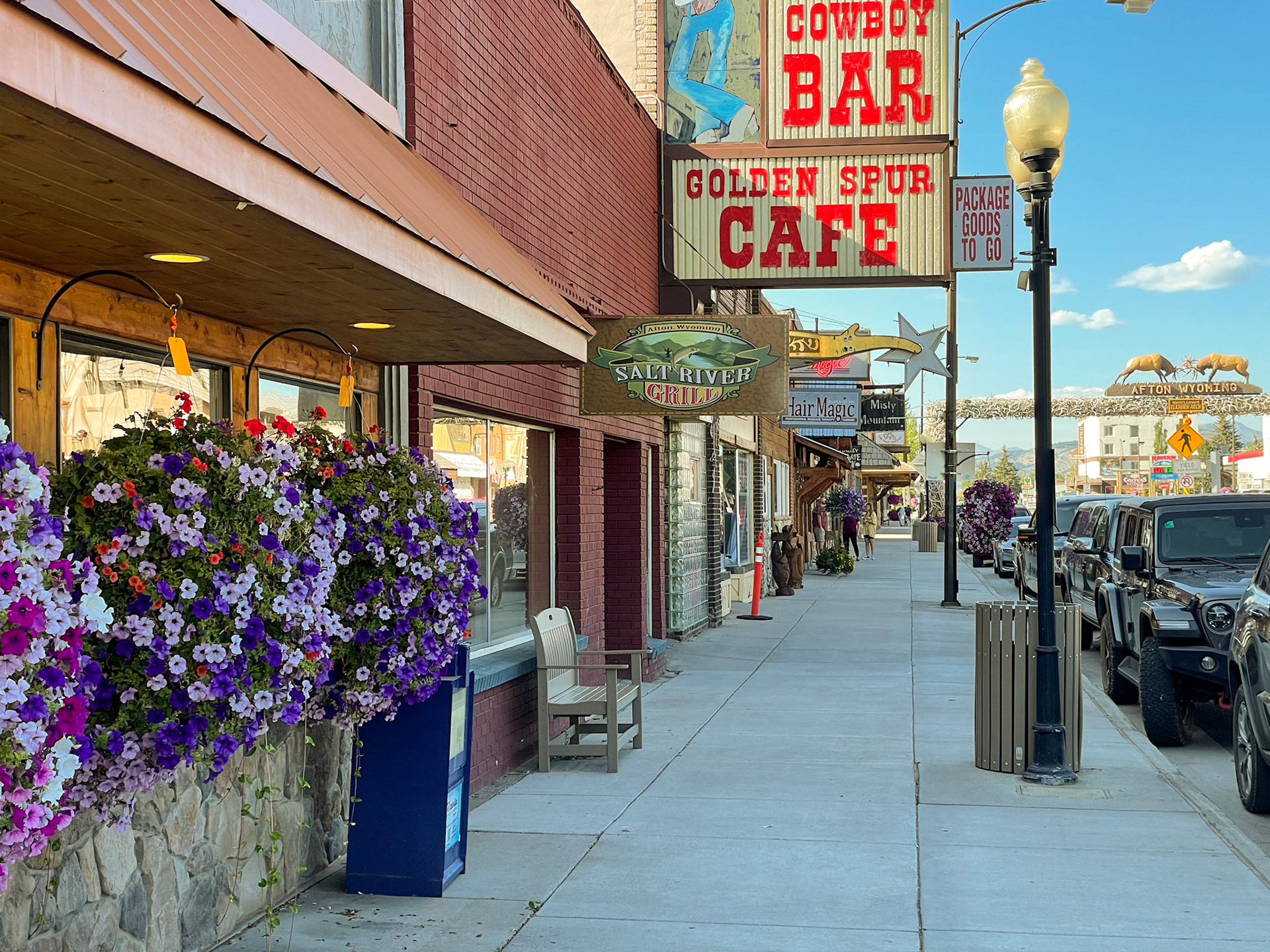 Main Street Afton, WY