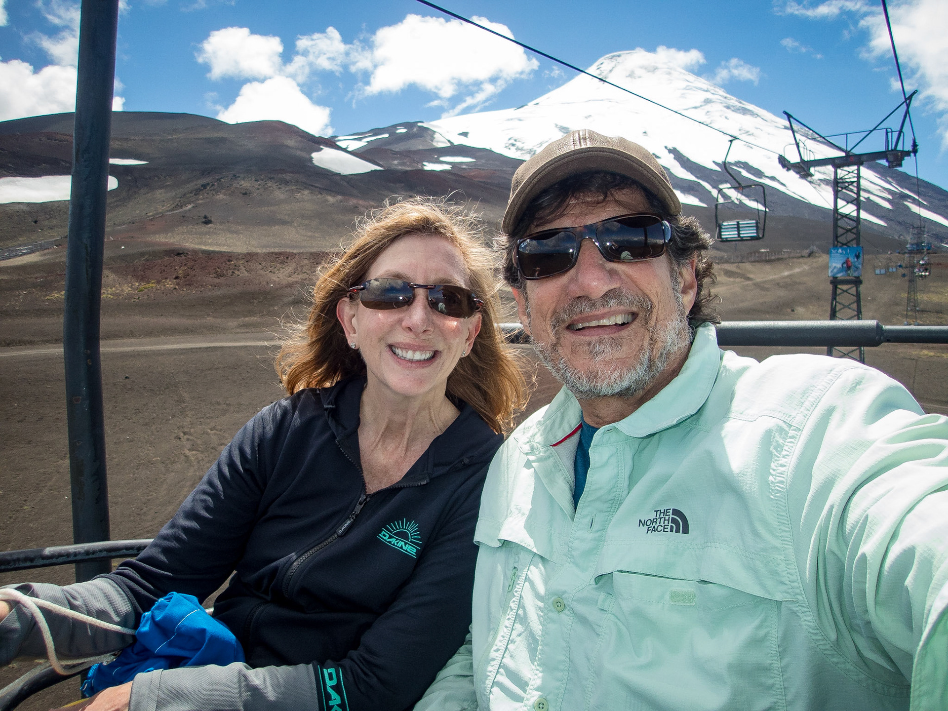 Ski lift at Osorno Volcano