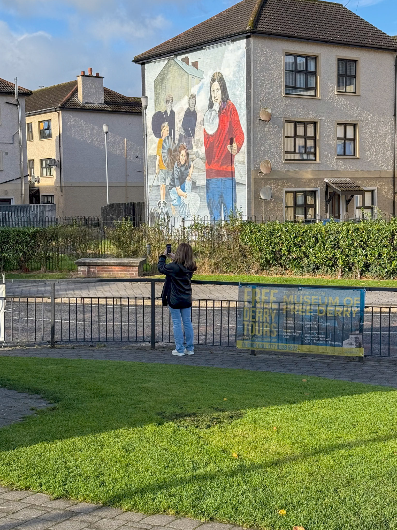 Bloody Sunday murals in Bogside