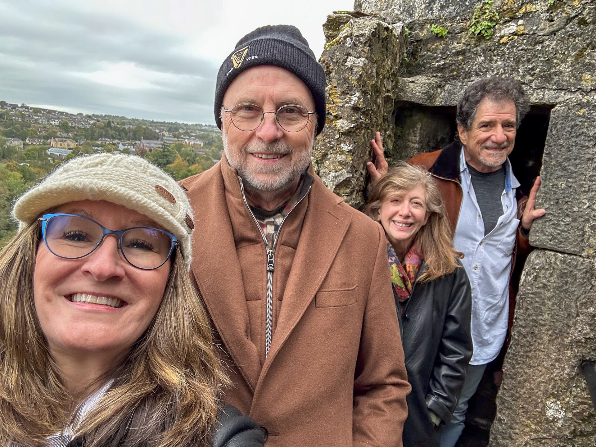 On top of the Blarney Castle