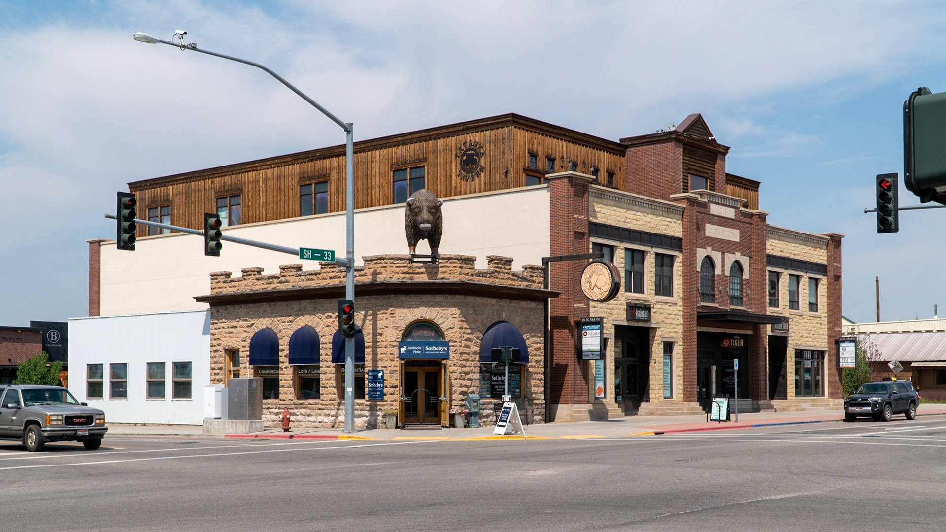 Main Street in Driggs, ID