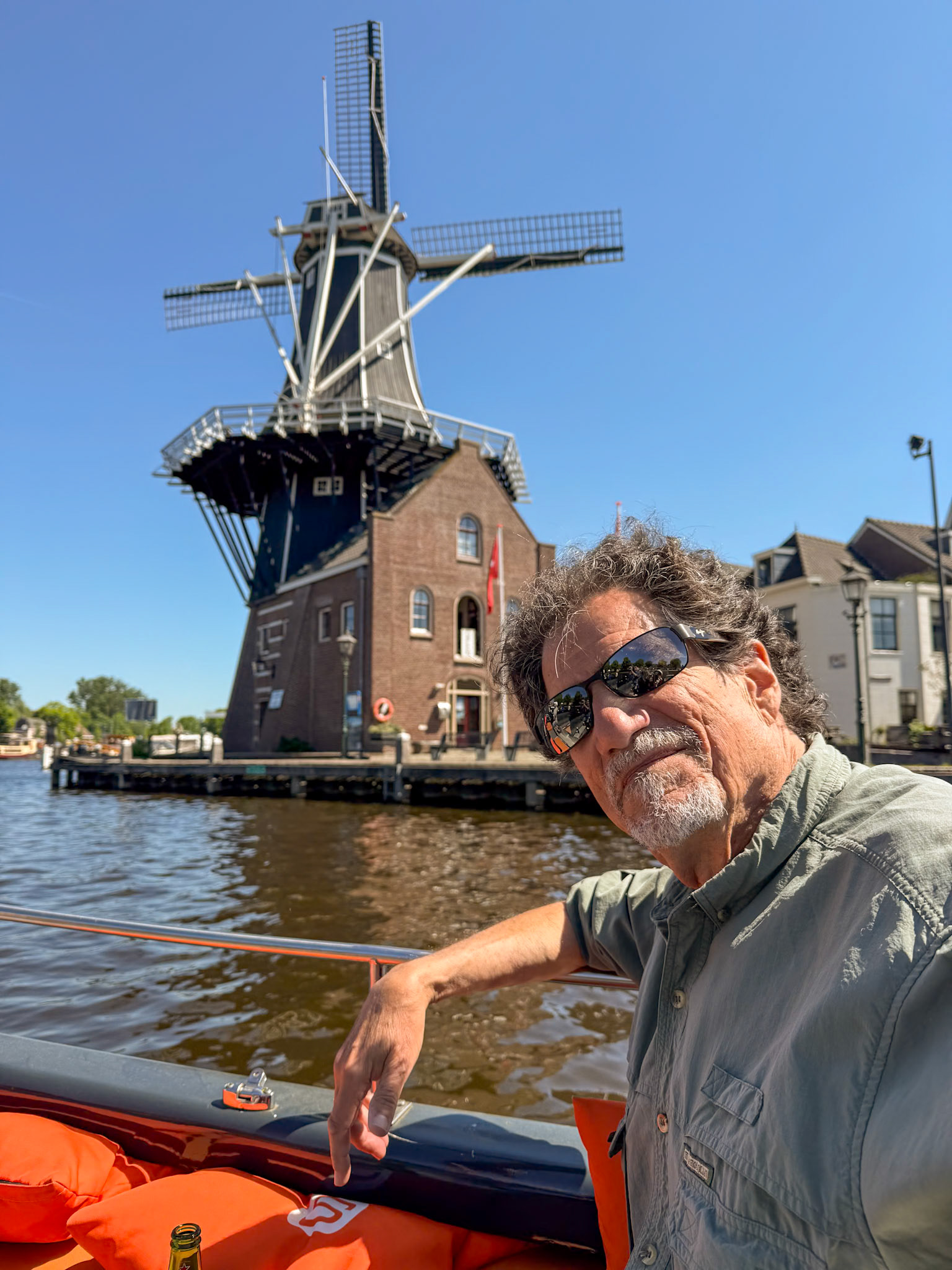 Canal tour in Haarlem