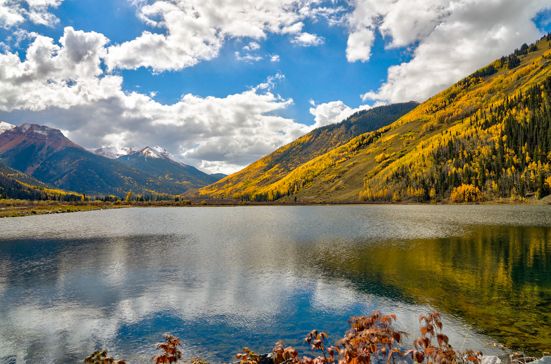 Crystal Lake and Fall foliage
