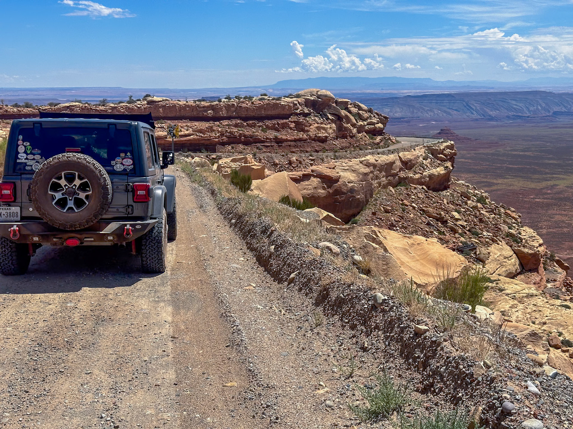 Moki Dugway switchbacks