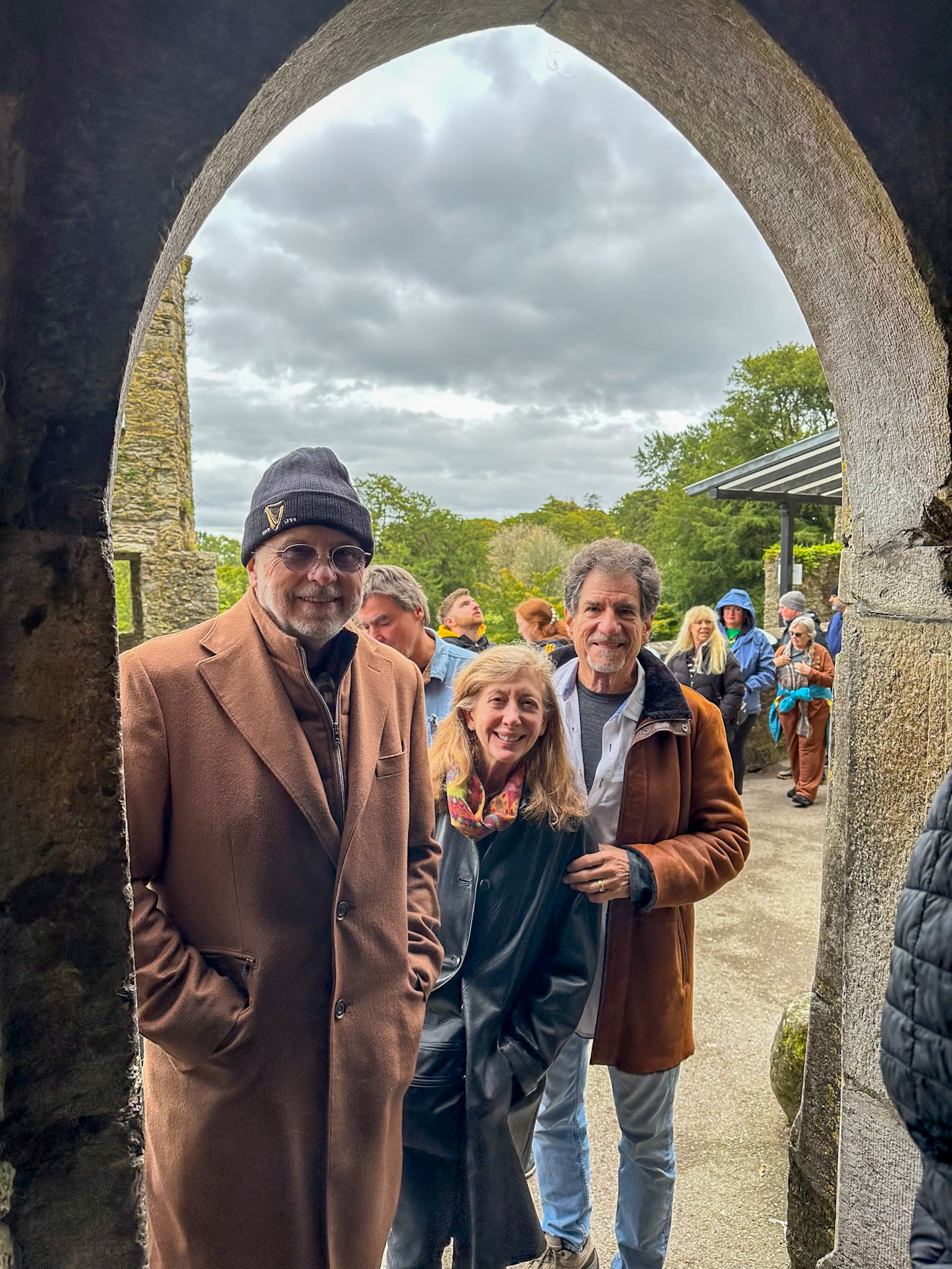 In line to kiss the Blarney Stone