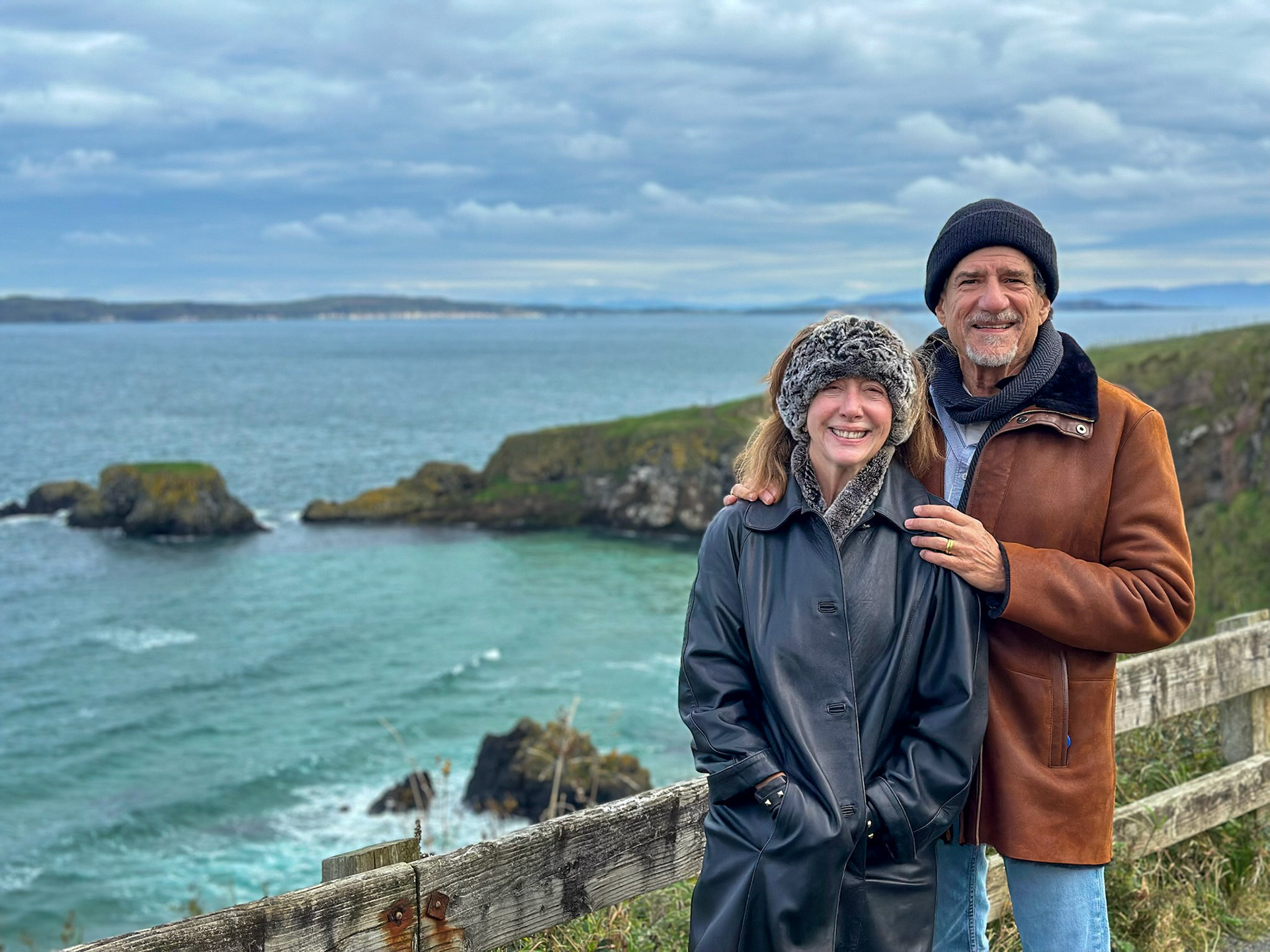 On the way to Carrick-a-Rede rope bridge