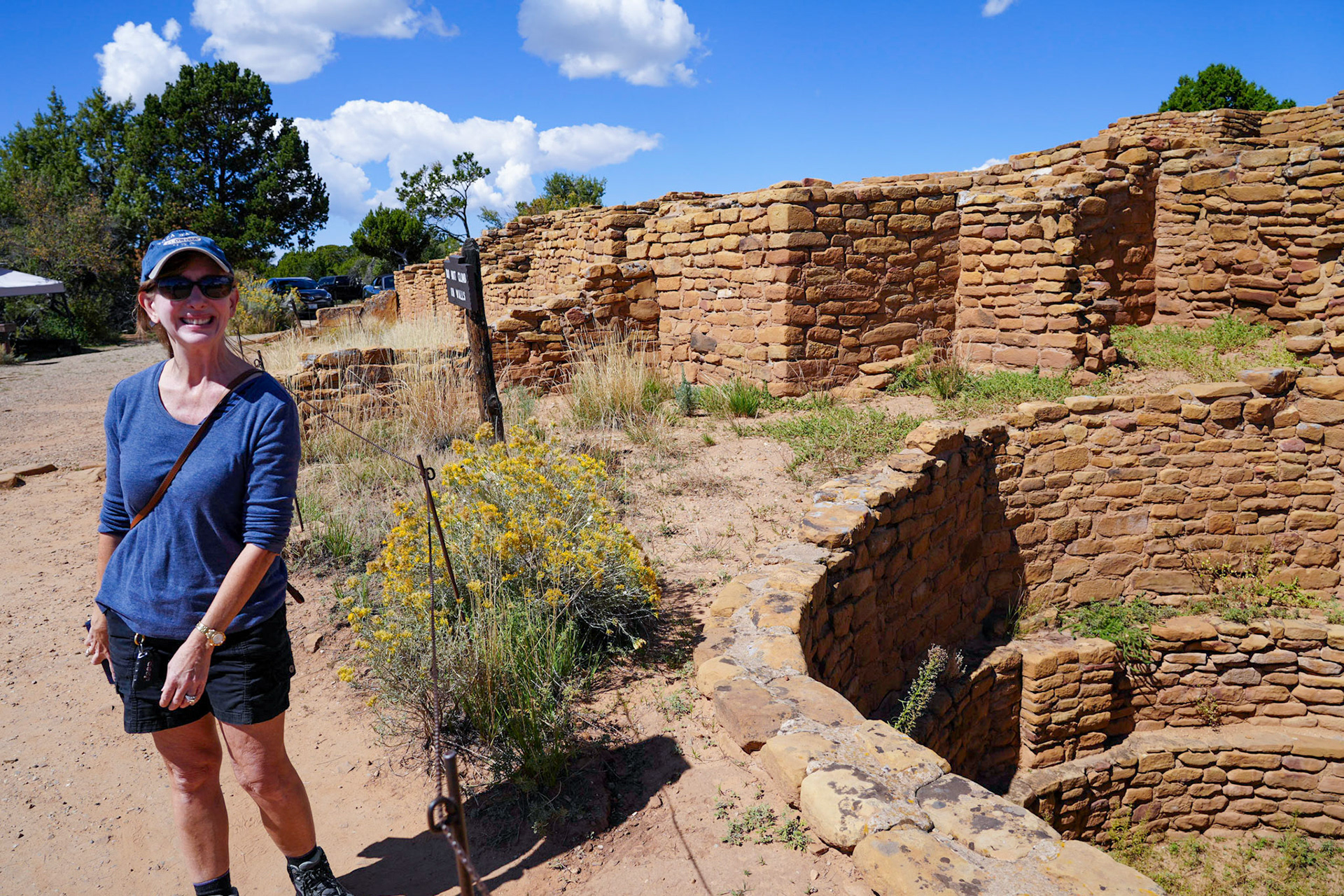 Ancient dwellings at Far View area in Mesa Verde