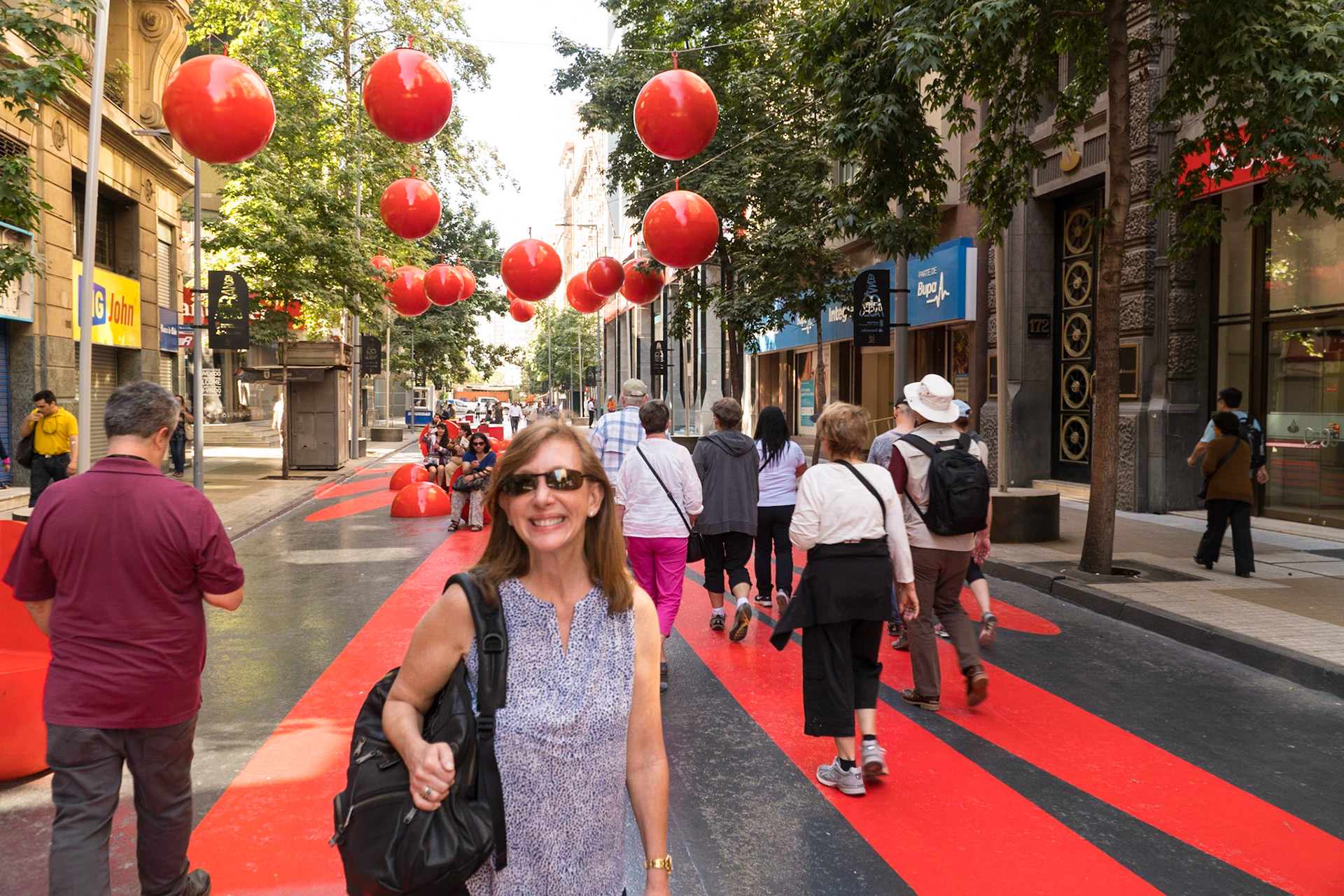 Santiago downtown streets