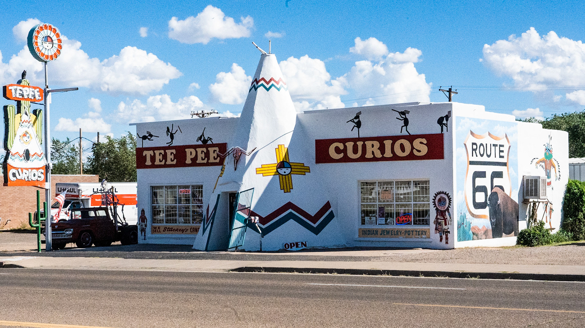 Along Route 66 in Tucumcari