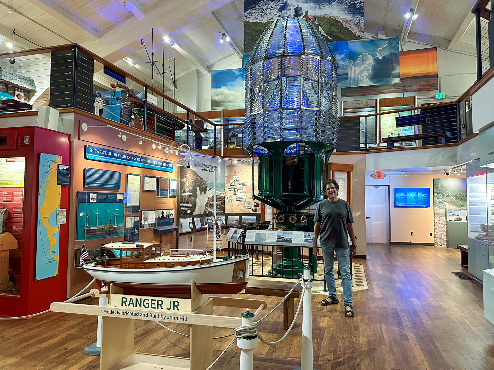 Freznel lens at the Maritime Museum