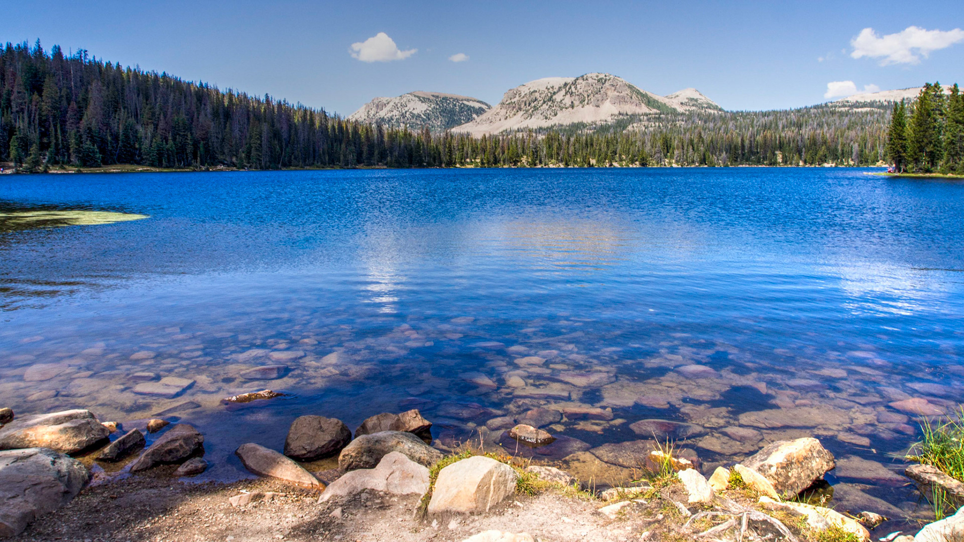 Mirror Lake in Wasatch NF