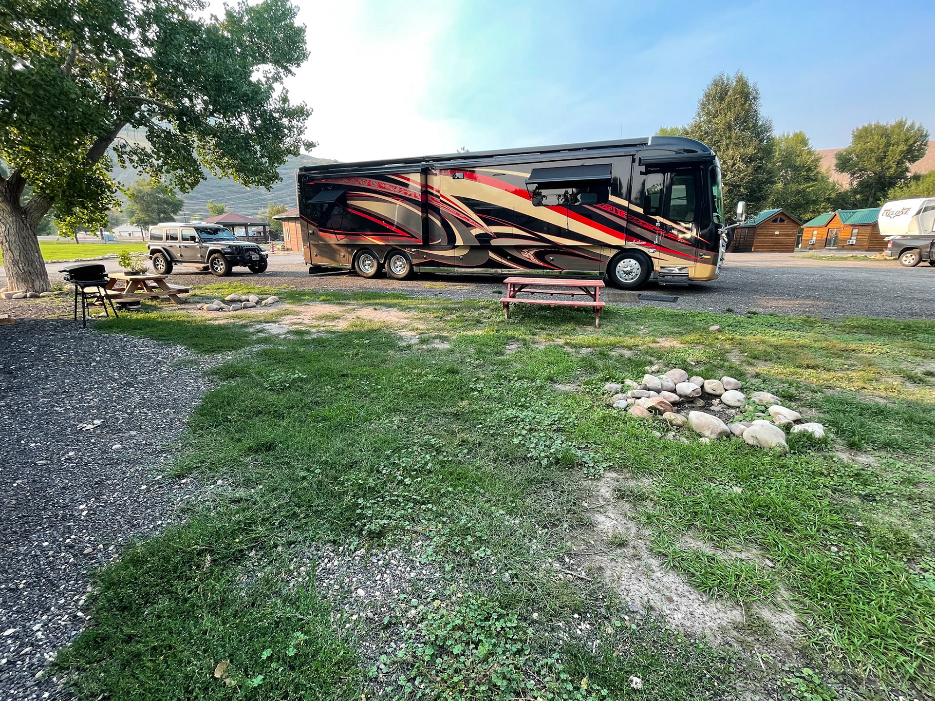 Rivers Edge campsite in Heber, UT