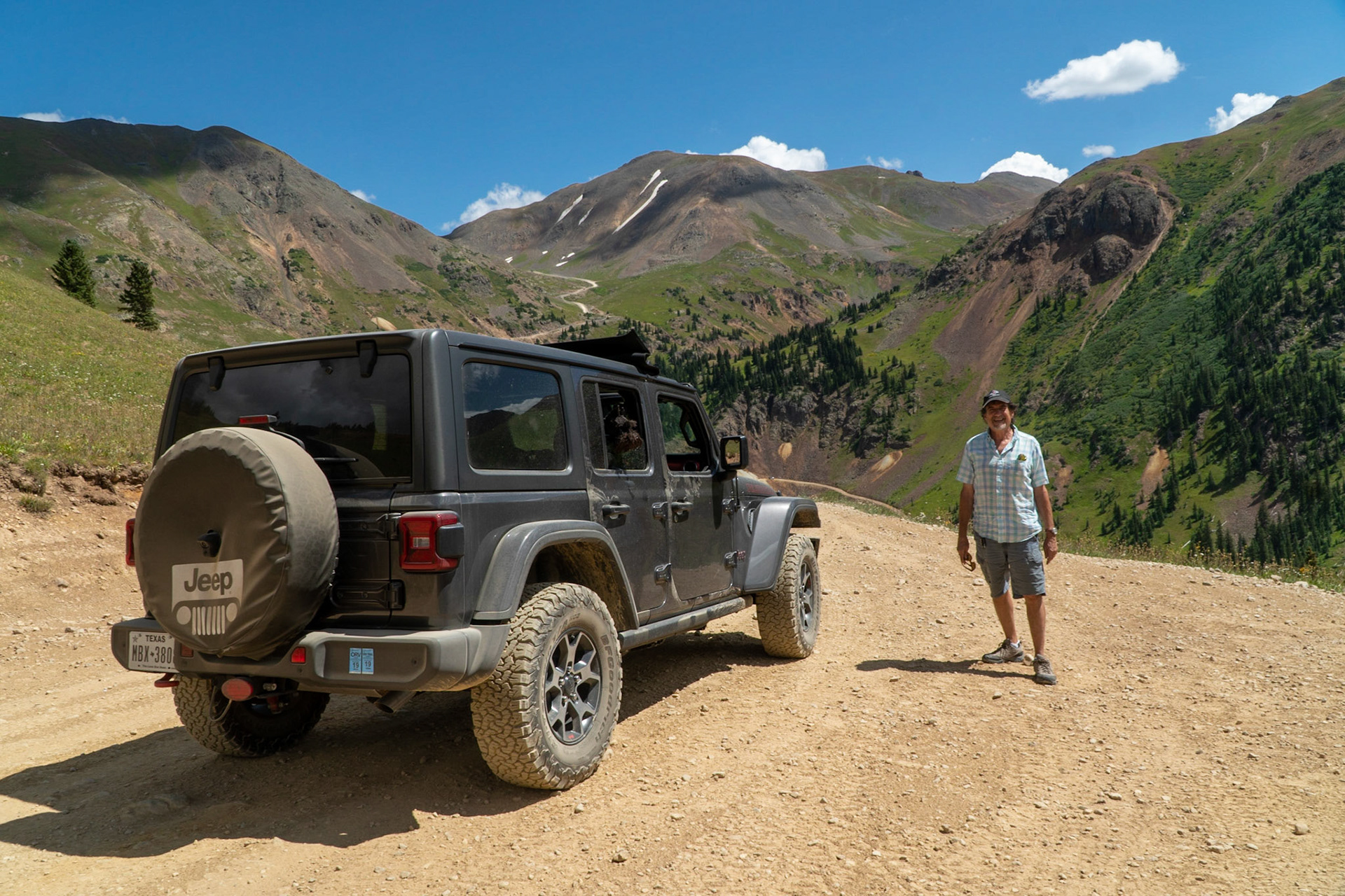 Rest stop at the only wide spot on the trail as we head to Hurricane Pass