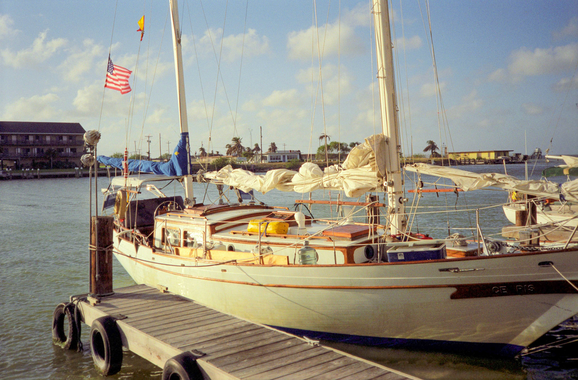 Cetris, a CT 42.  Sailed in Texas, across the Gulf, and Mexico