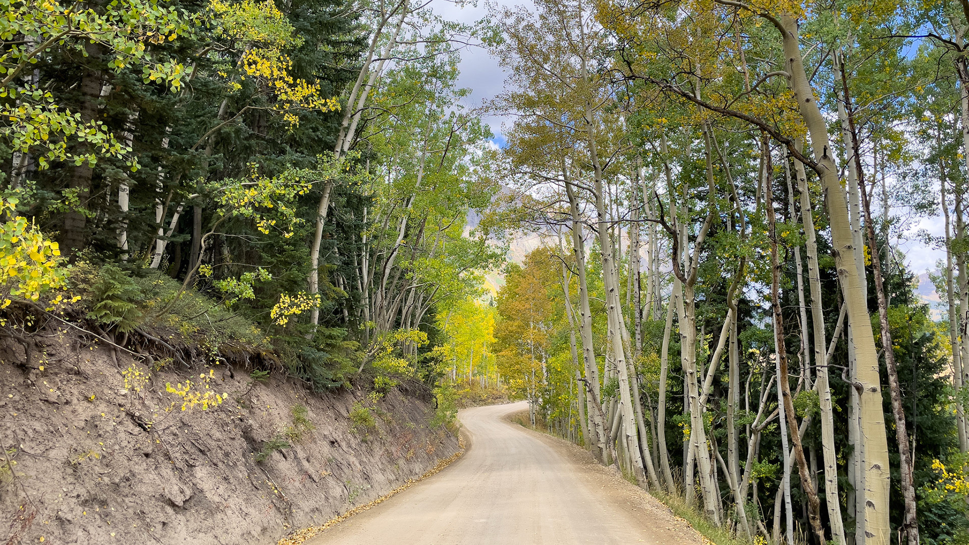 Road to Gothic, a deserted town near Crested Butte