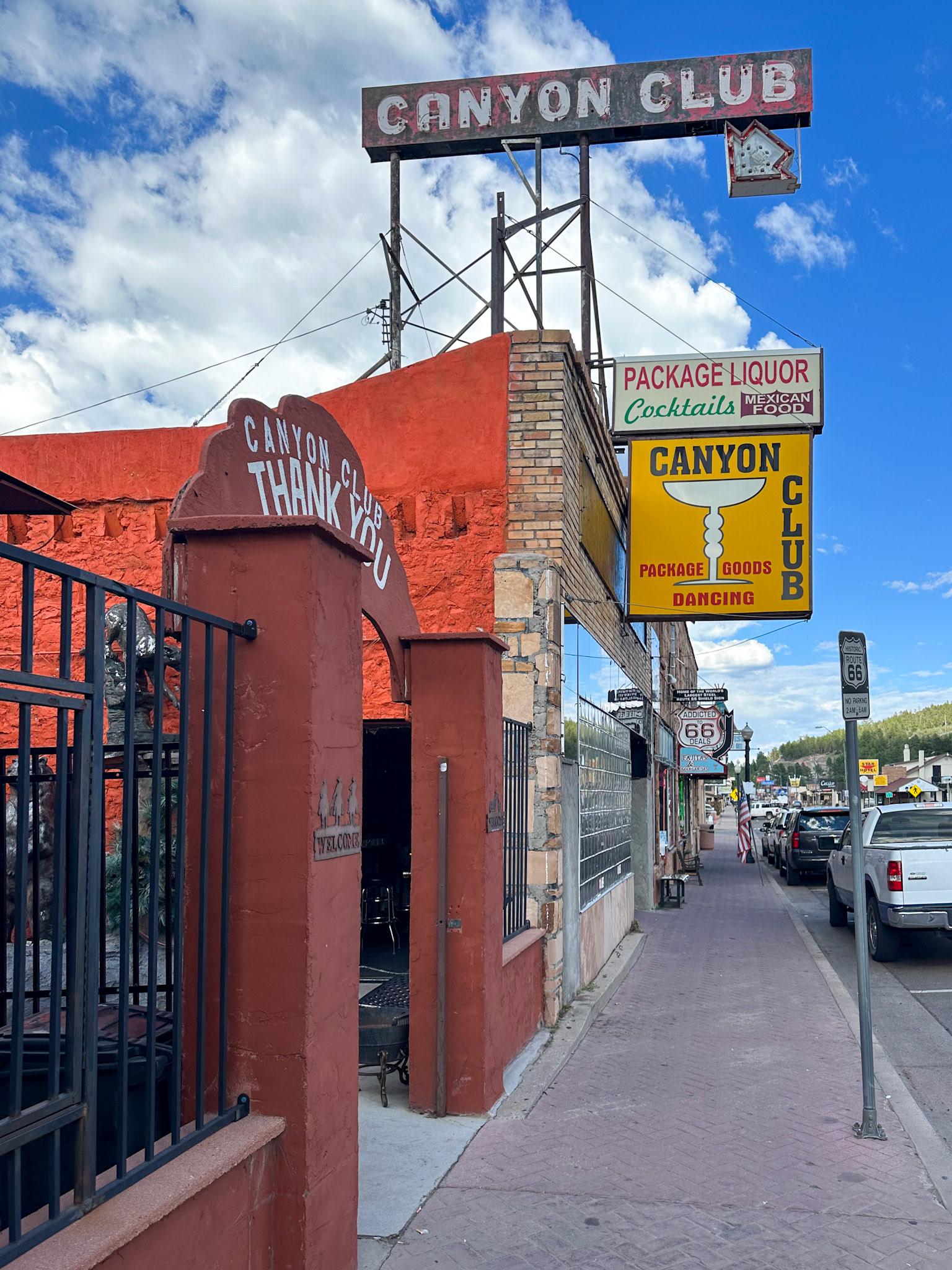 Along Route 66 in Williams AZ