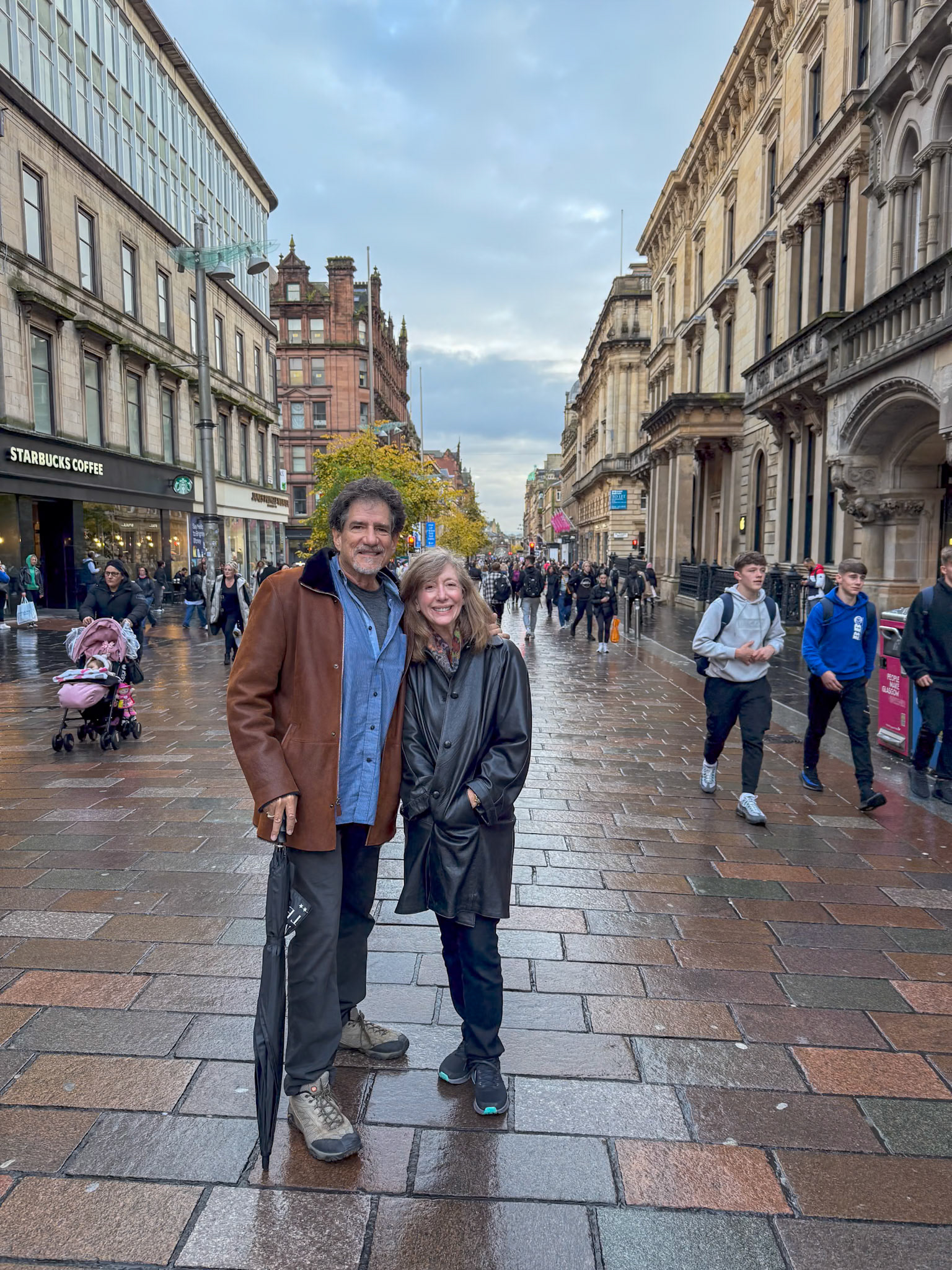 The streets of Glasgow