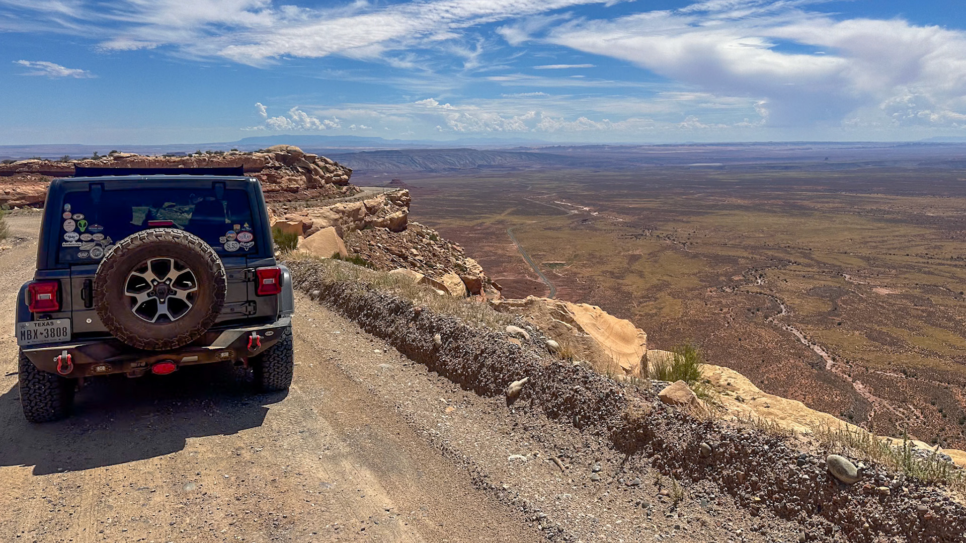 Moki Dugway switchbacks