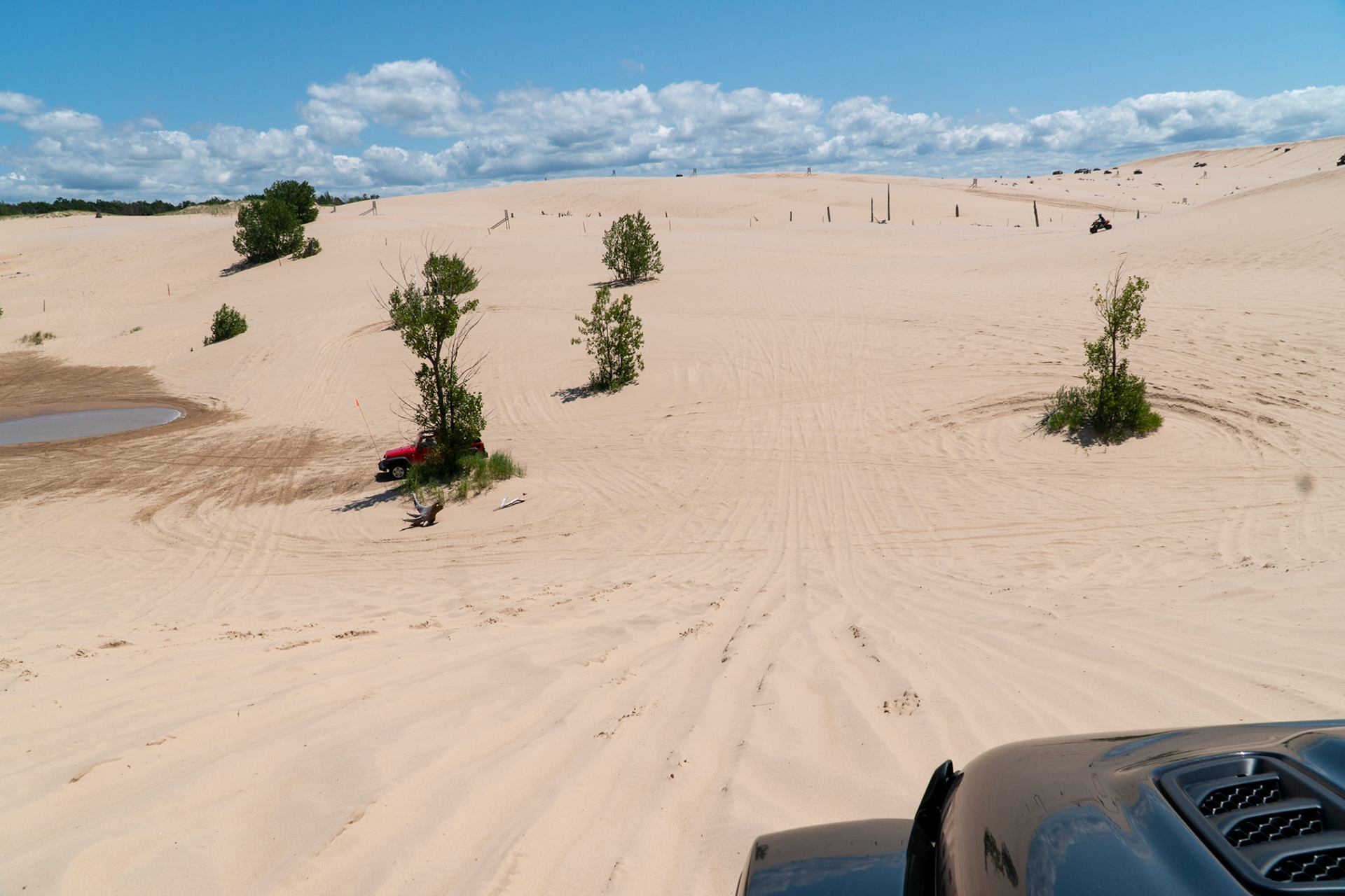 Jeeping thru the sand dunes