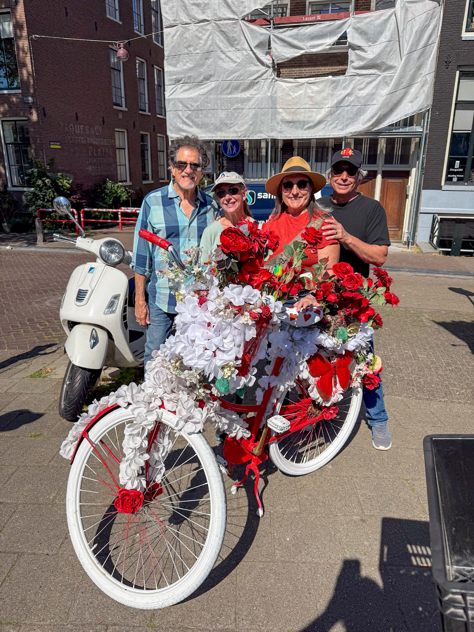 Flower bike on the City Tour