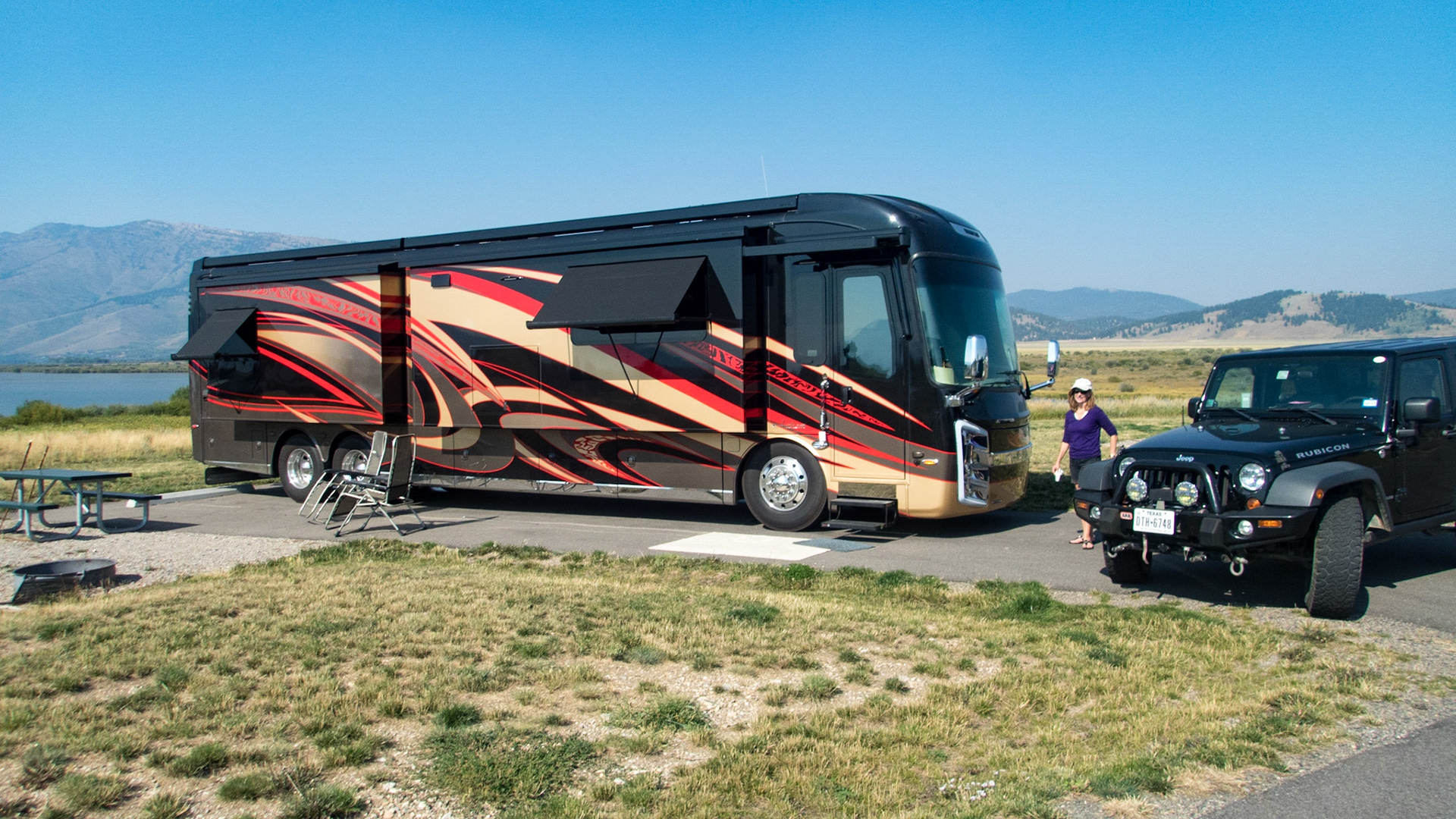 Campsite at Henry's Lake