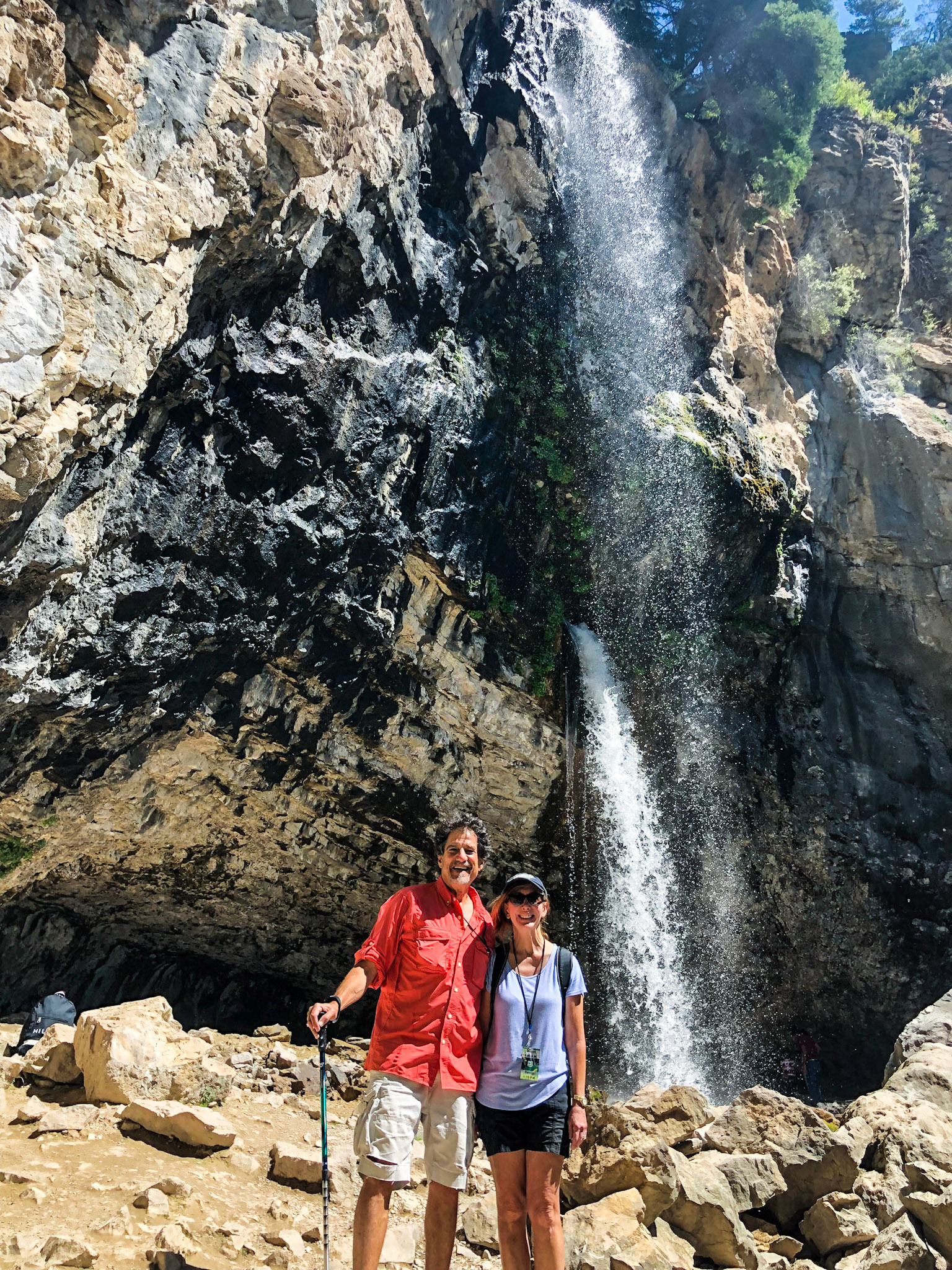 Spouting Rock waterfall