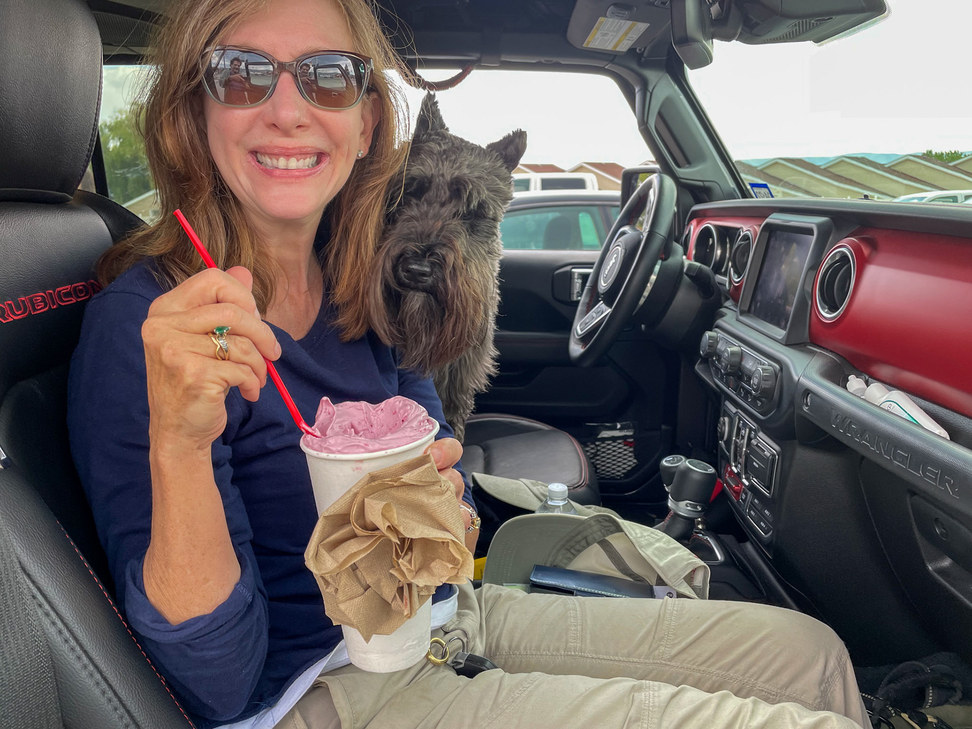 Rasberry shakes are delicious