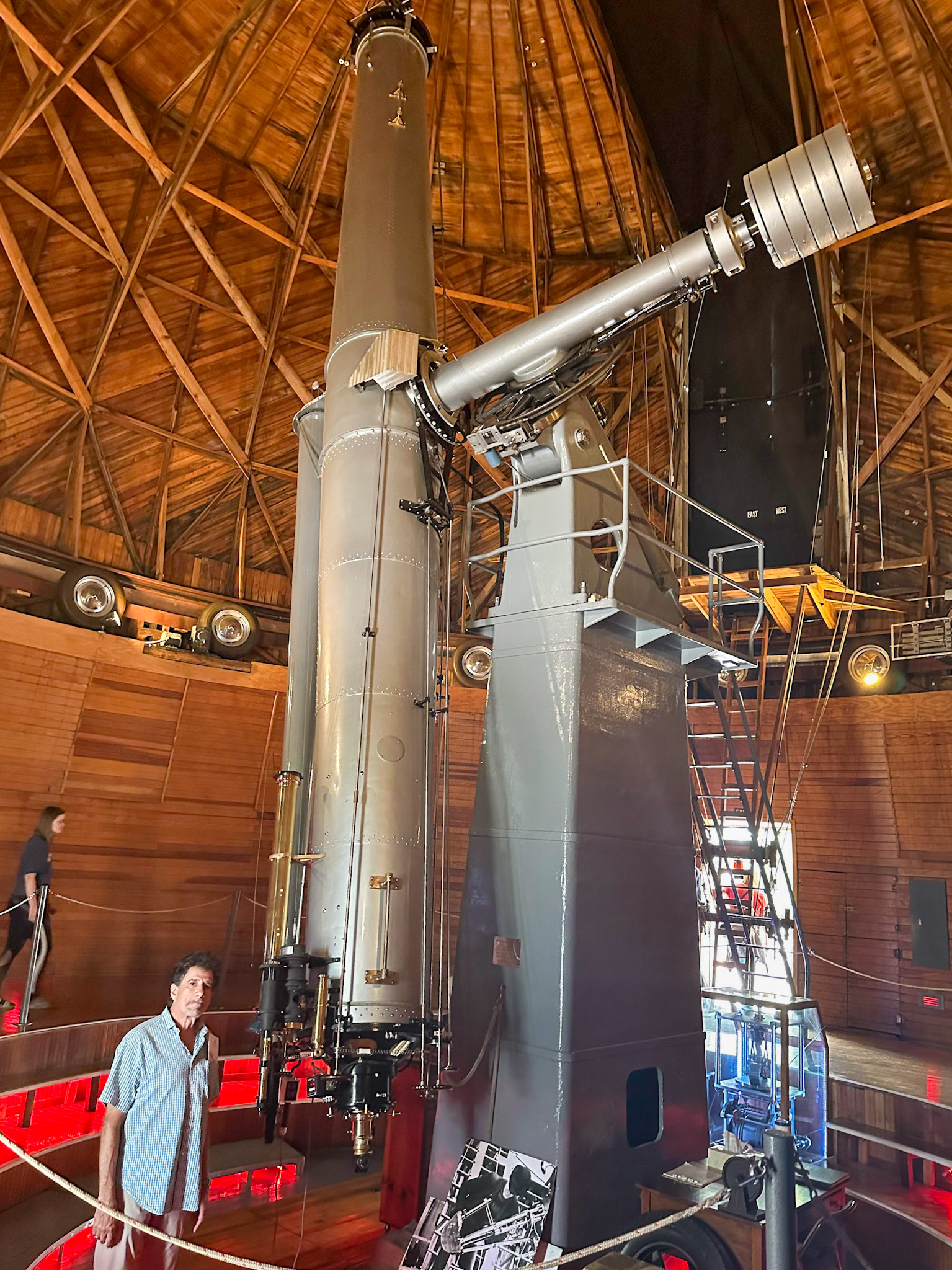 Lowell telescope was looking for life on Mars in the early days