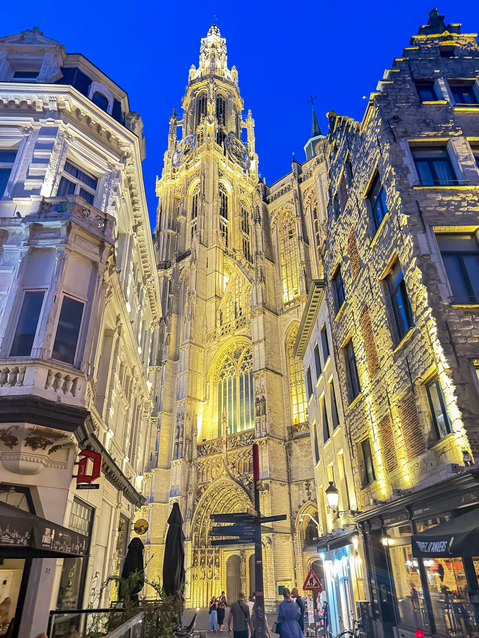 Antwerp after dark