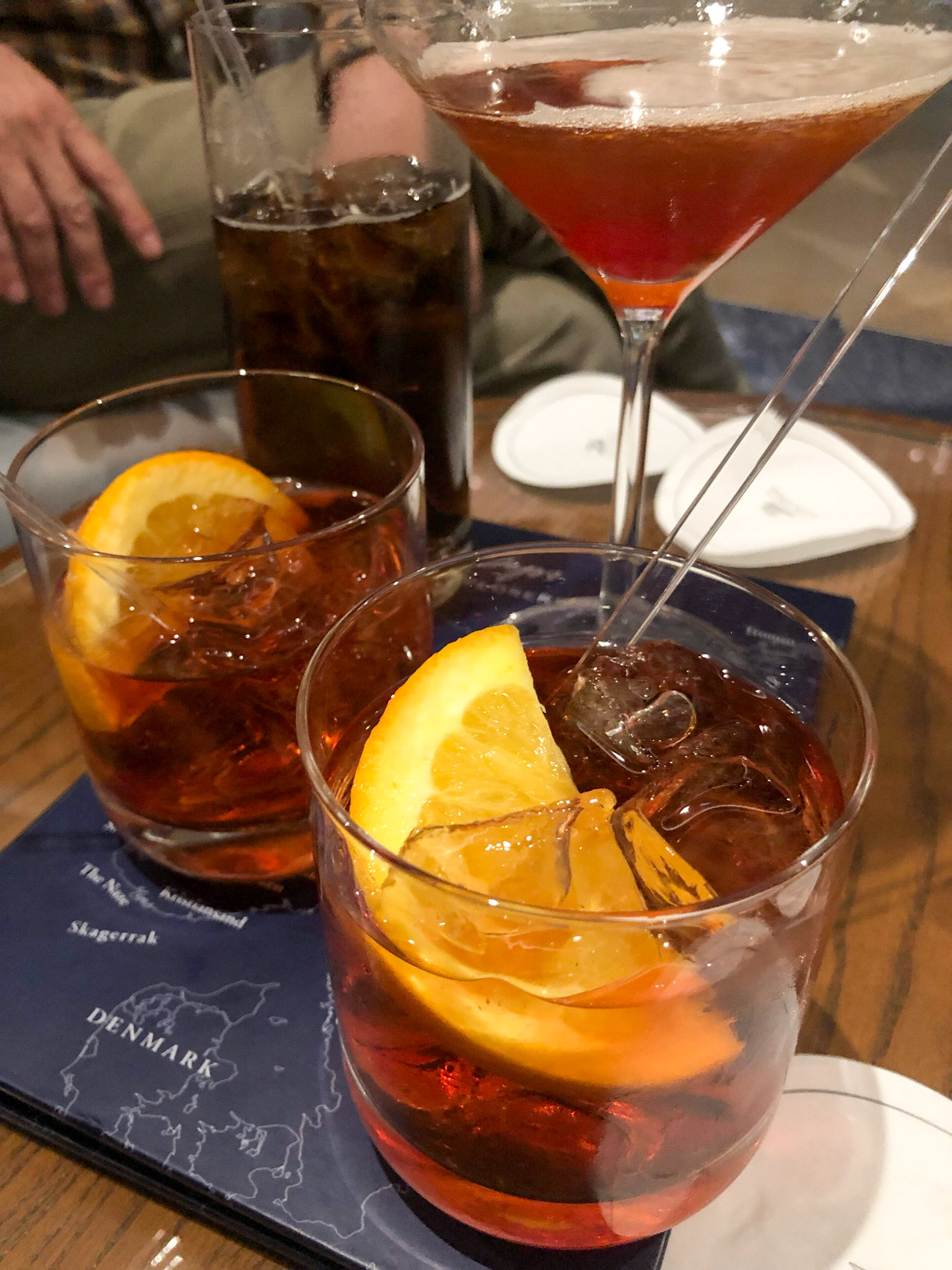 Negroni is the drink of choice