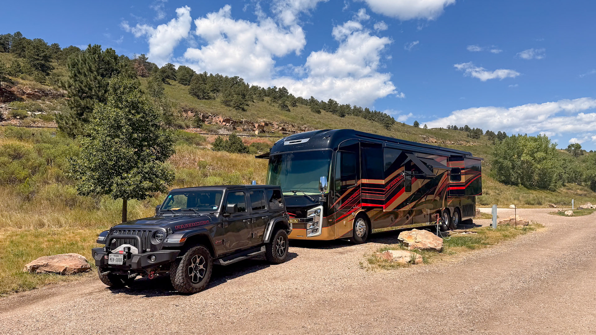 Fort Collins Horsetooth campsite