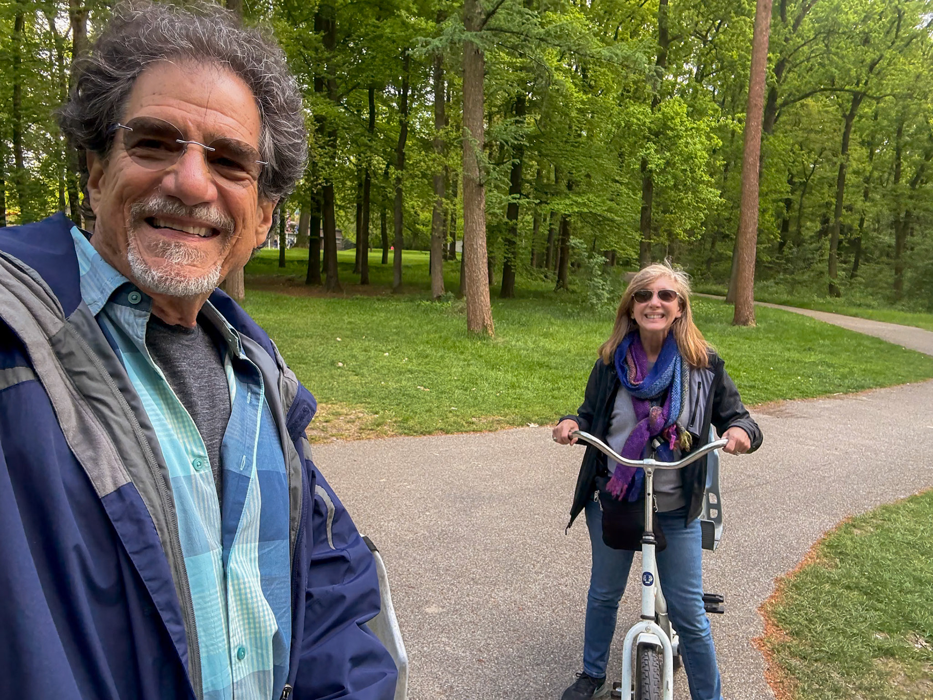 Bike ride thru the National Park