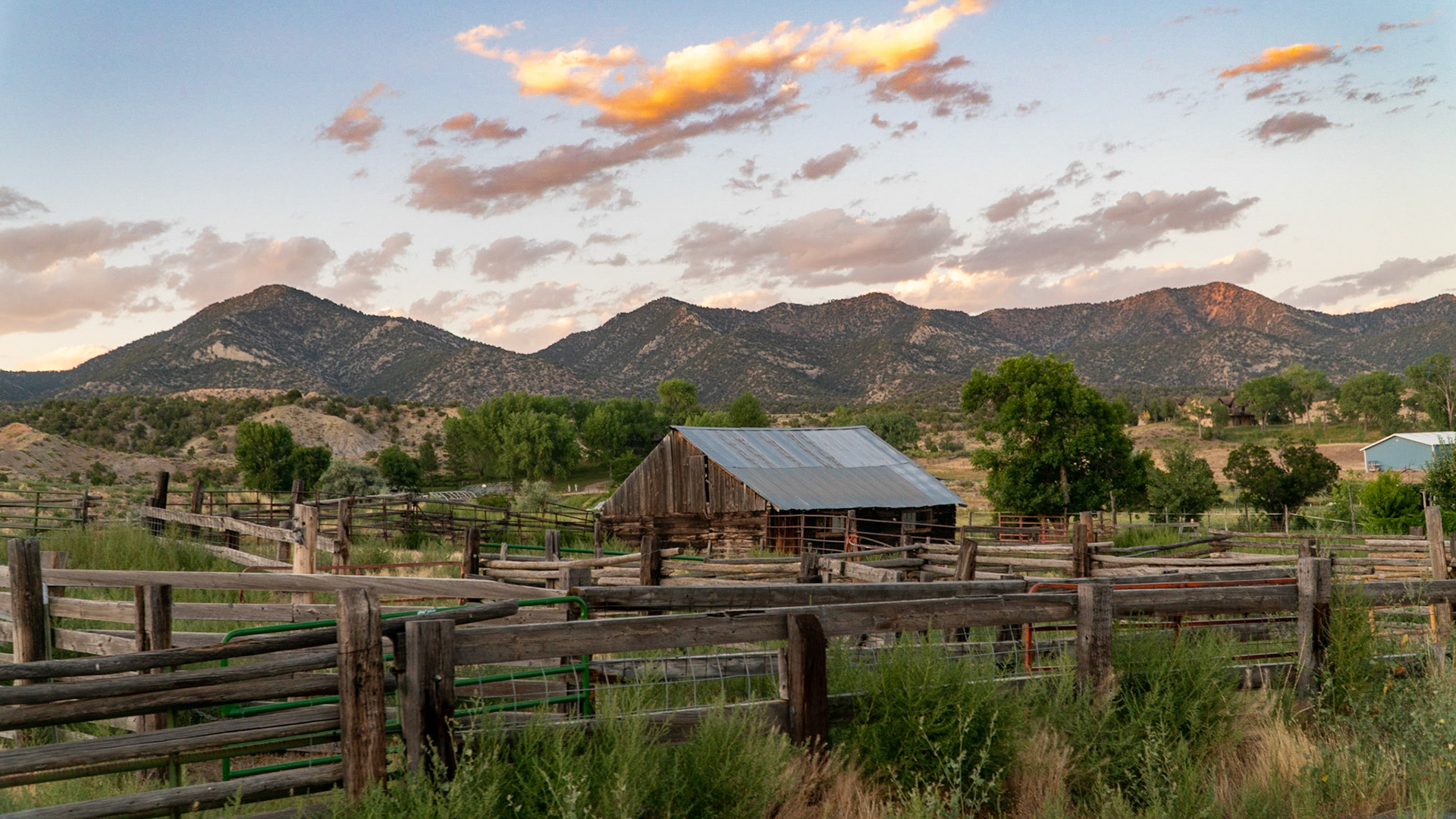 An old farm along the back roads near Silt, Colorado