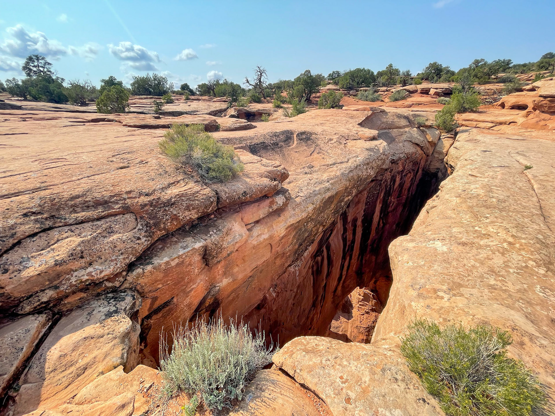 Deep fissures are around the Bridges