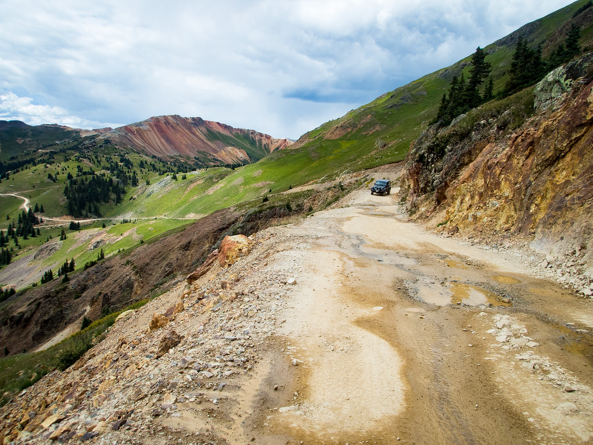 On our way to Hurricane Pass at 12,700 feet