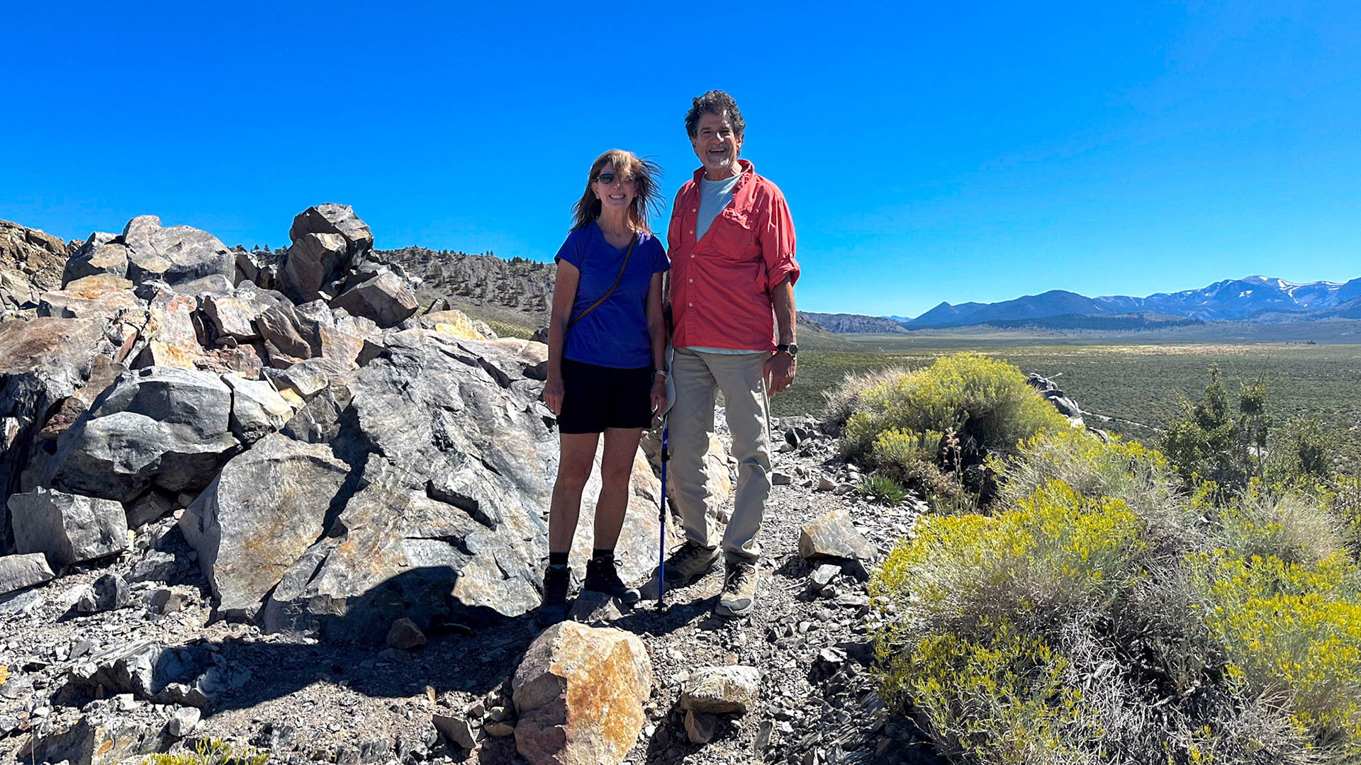 Its windy at the top of Panum Crater