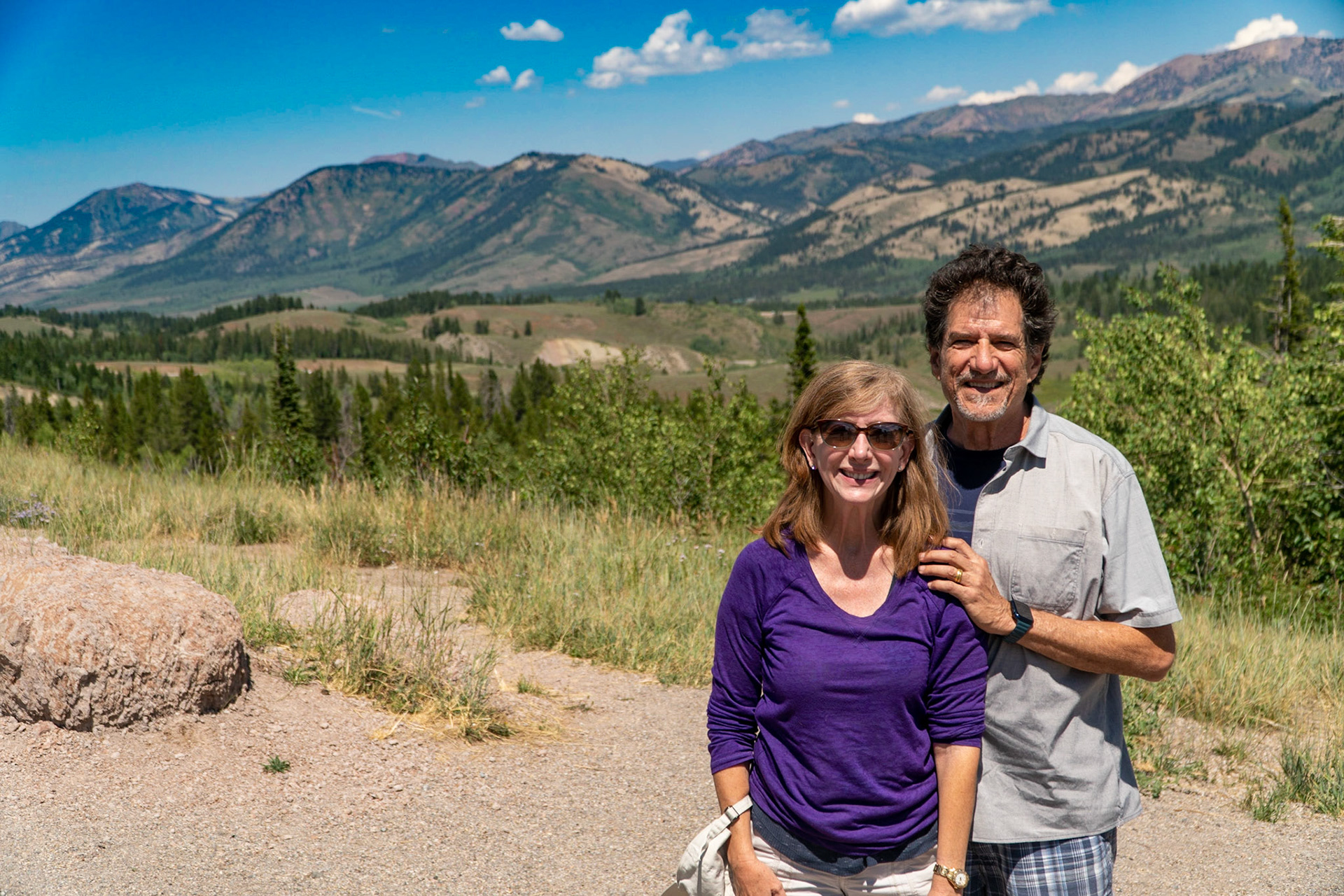 Salt River Pass overlook on the way to Afton, WY