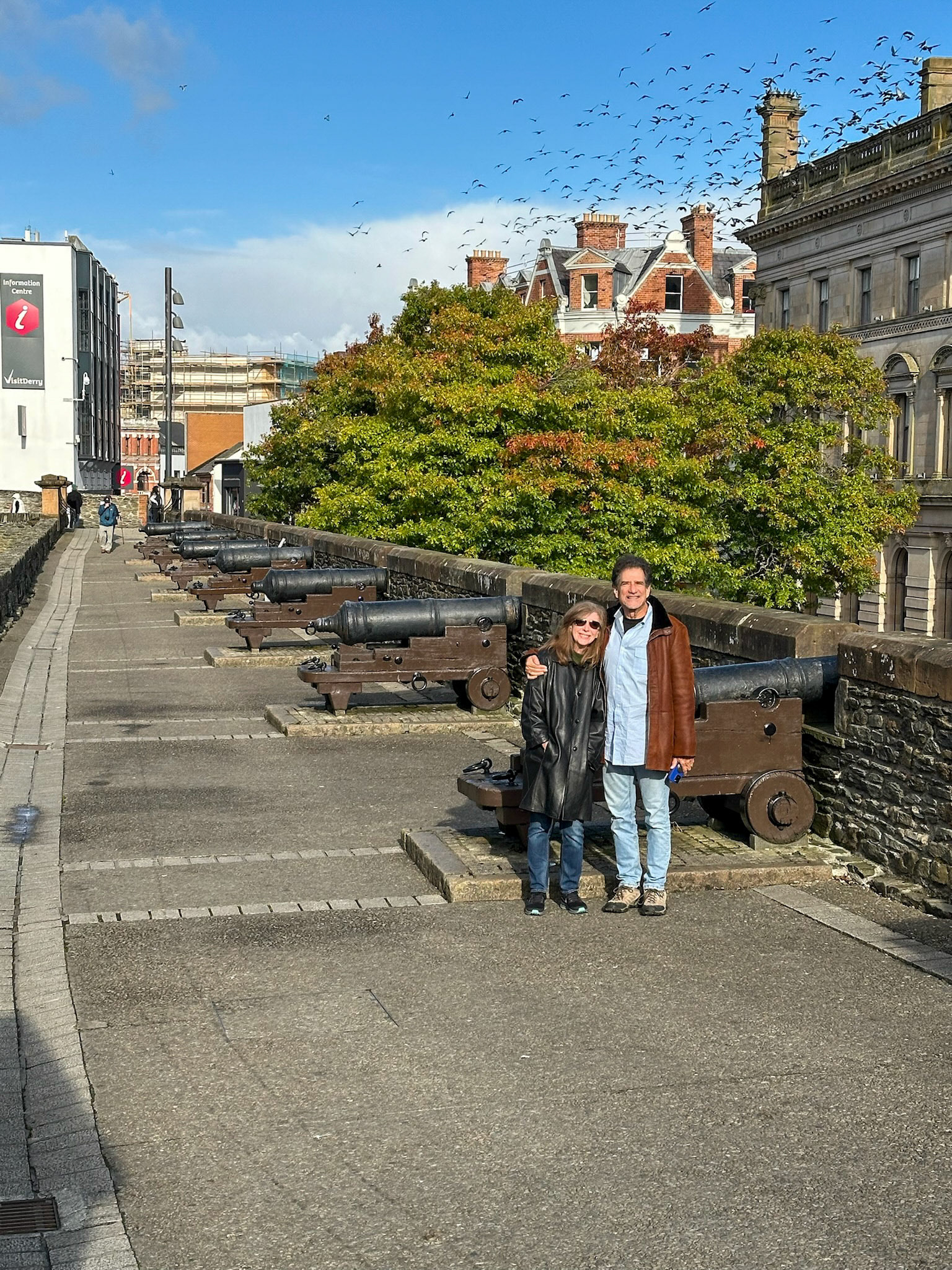 Historic cannons on the Wall