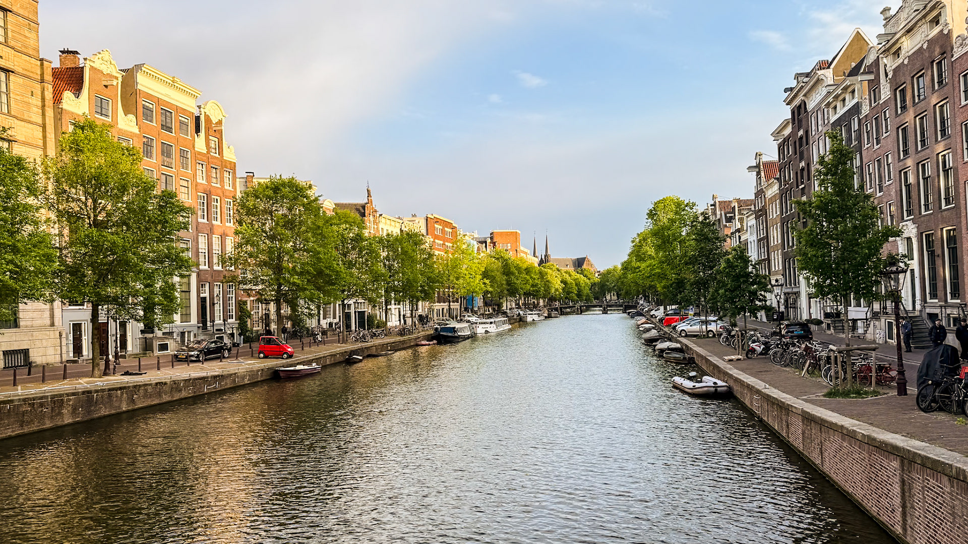 Near our hotel in Amsterdam