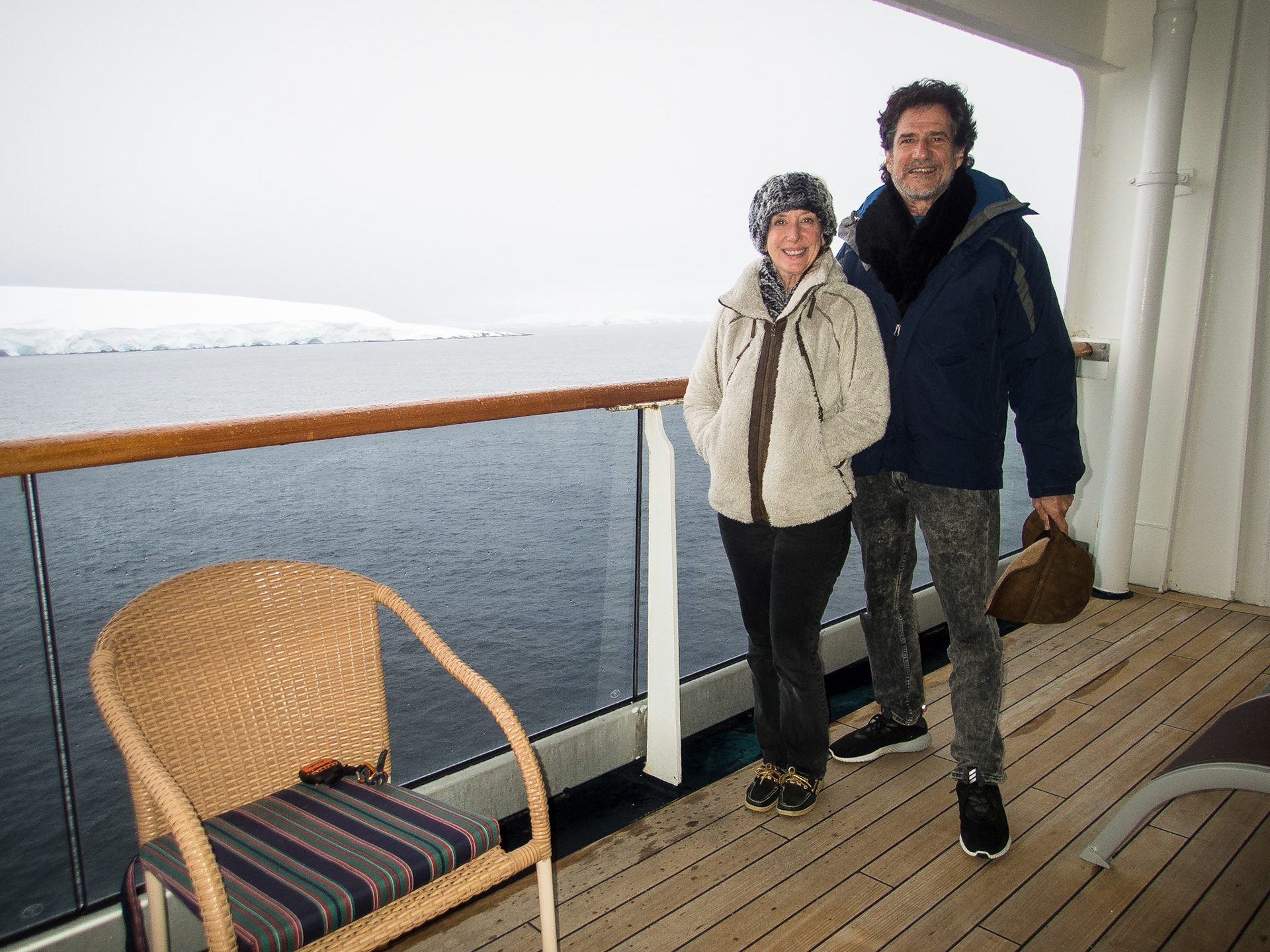 Still light after dinner in Antarctica after crossing the notorious Drake Passage