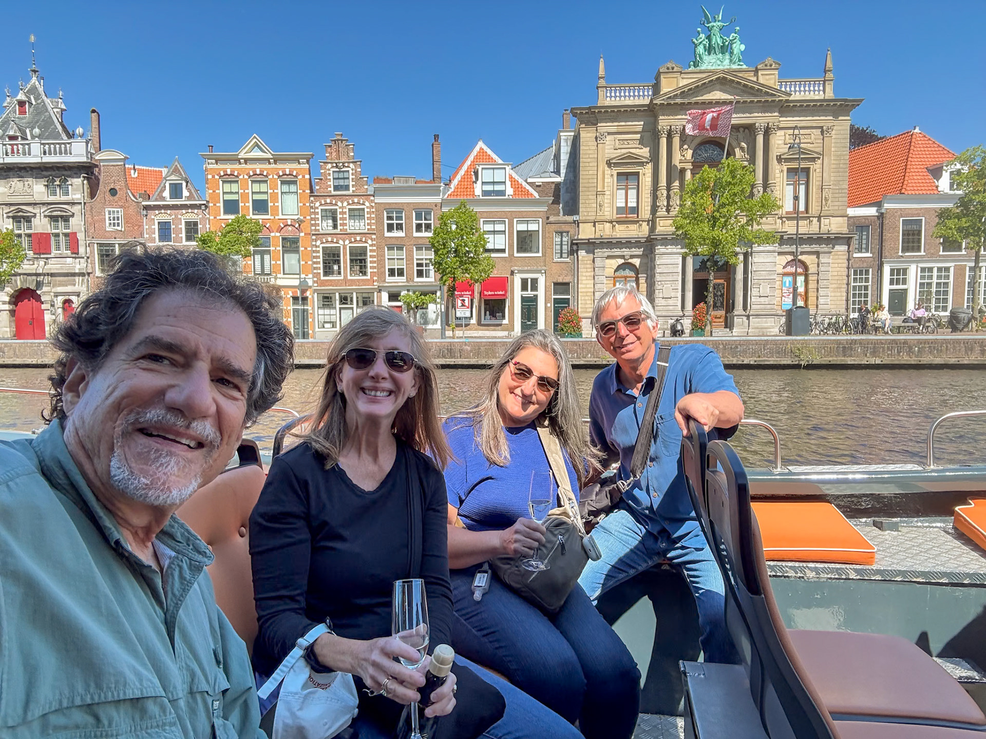 Canal tour in Haarlem